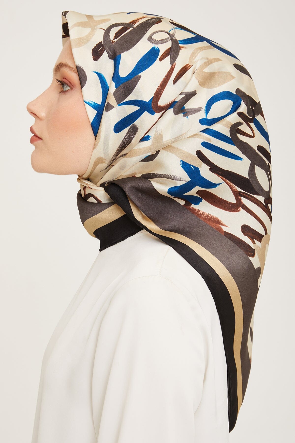 Armine Nudle Designer Silk Scarf #39 Silk Hijabs,Armine Armine 