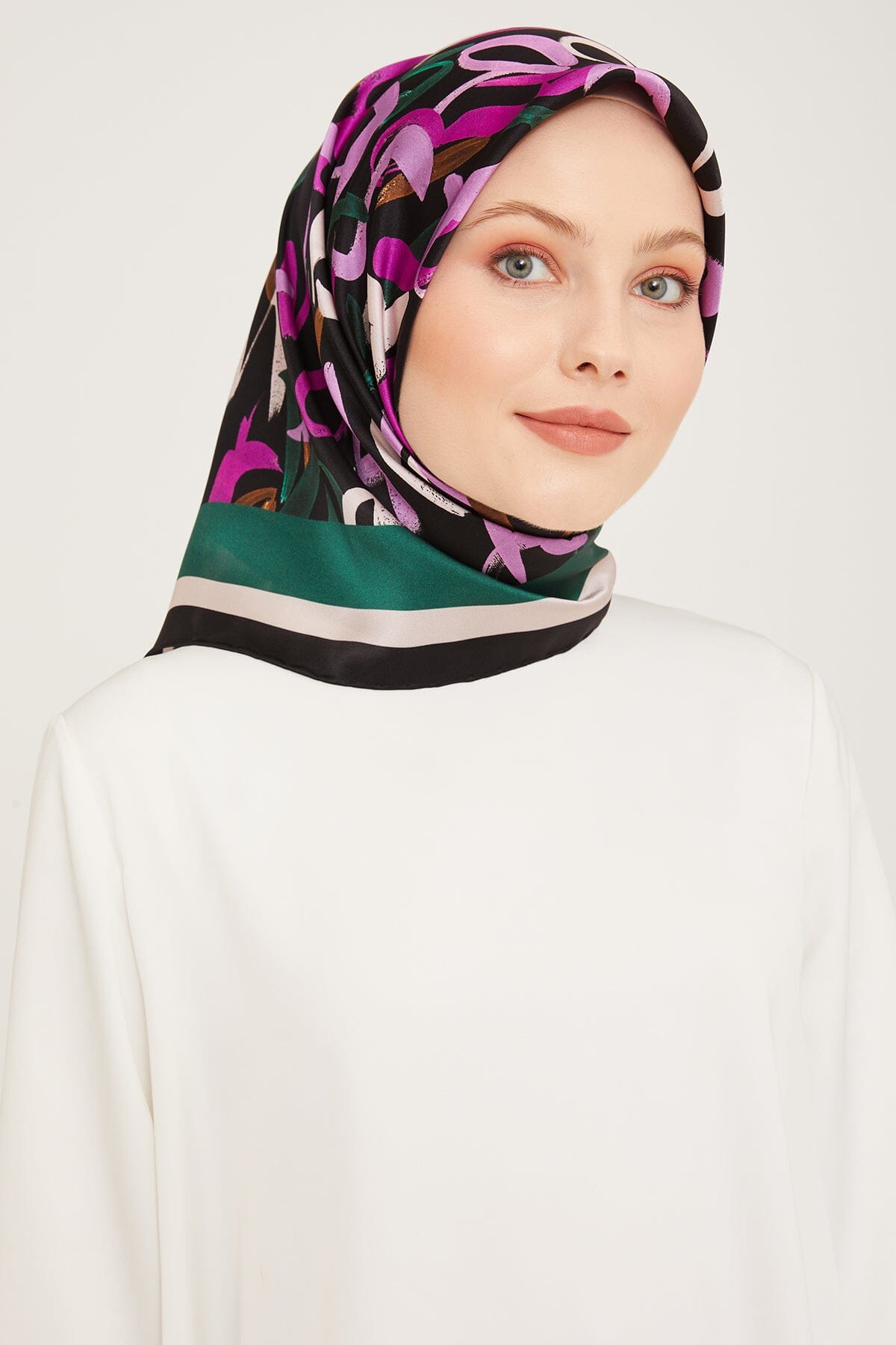 Armine Nudle Designer Silk Scarf #41 Silk Hijabs,Armine Armine 