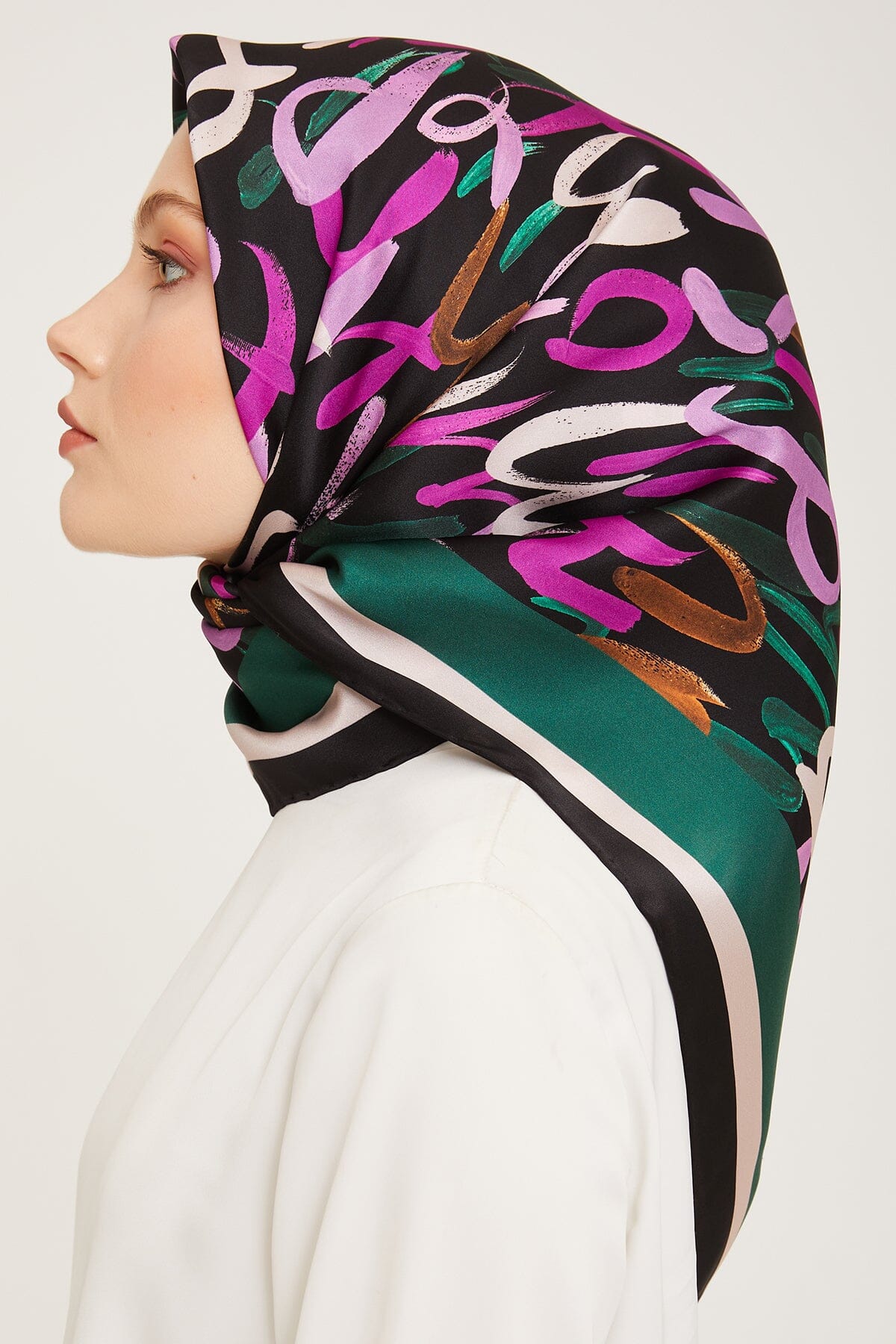 Armine Nudle Designer Silk Scarf #41 Silk Hijabs,Armine Armine 