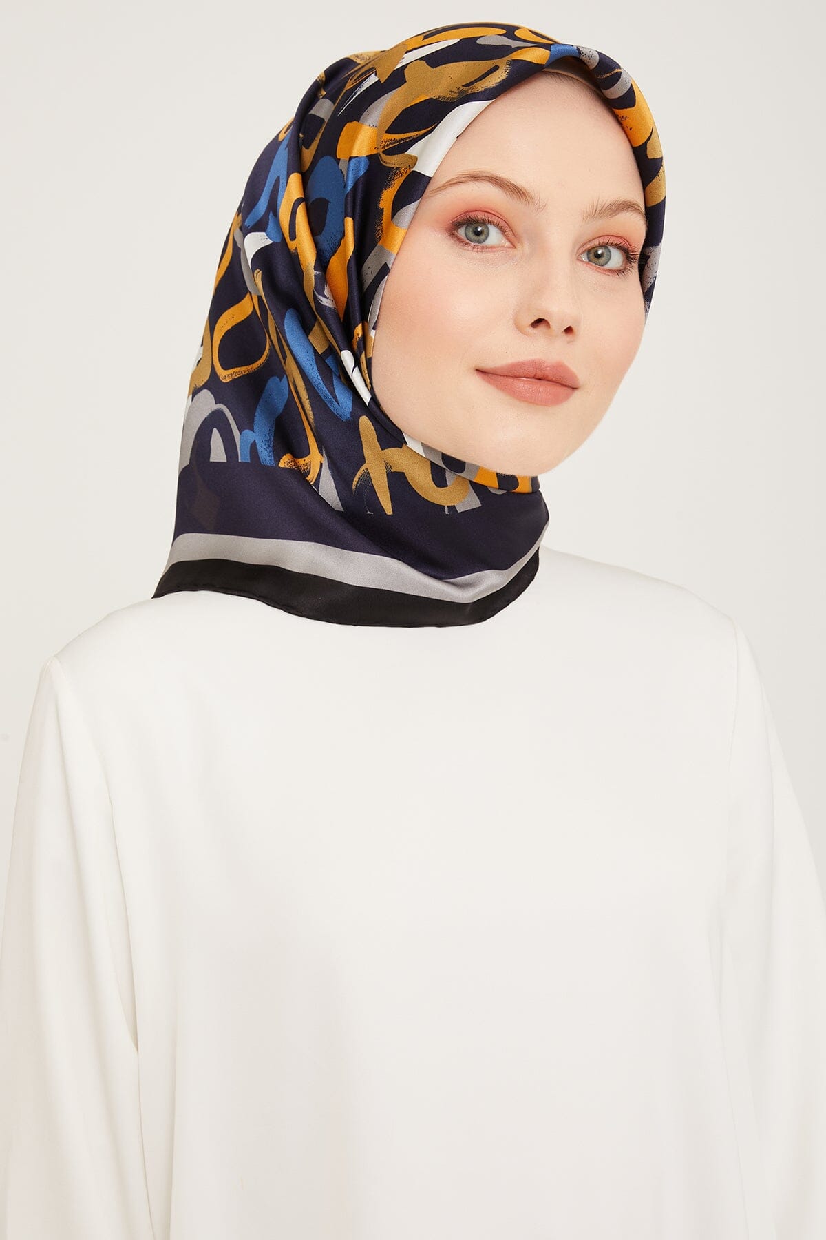 Armine Nudle Designer Silk Scarf #57 Silk Hijabs,Armine Armine 