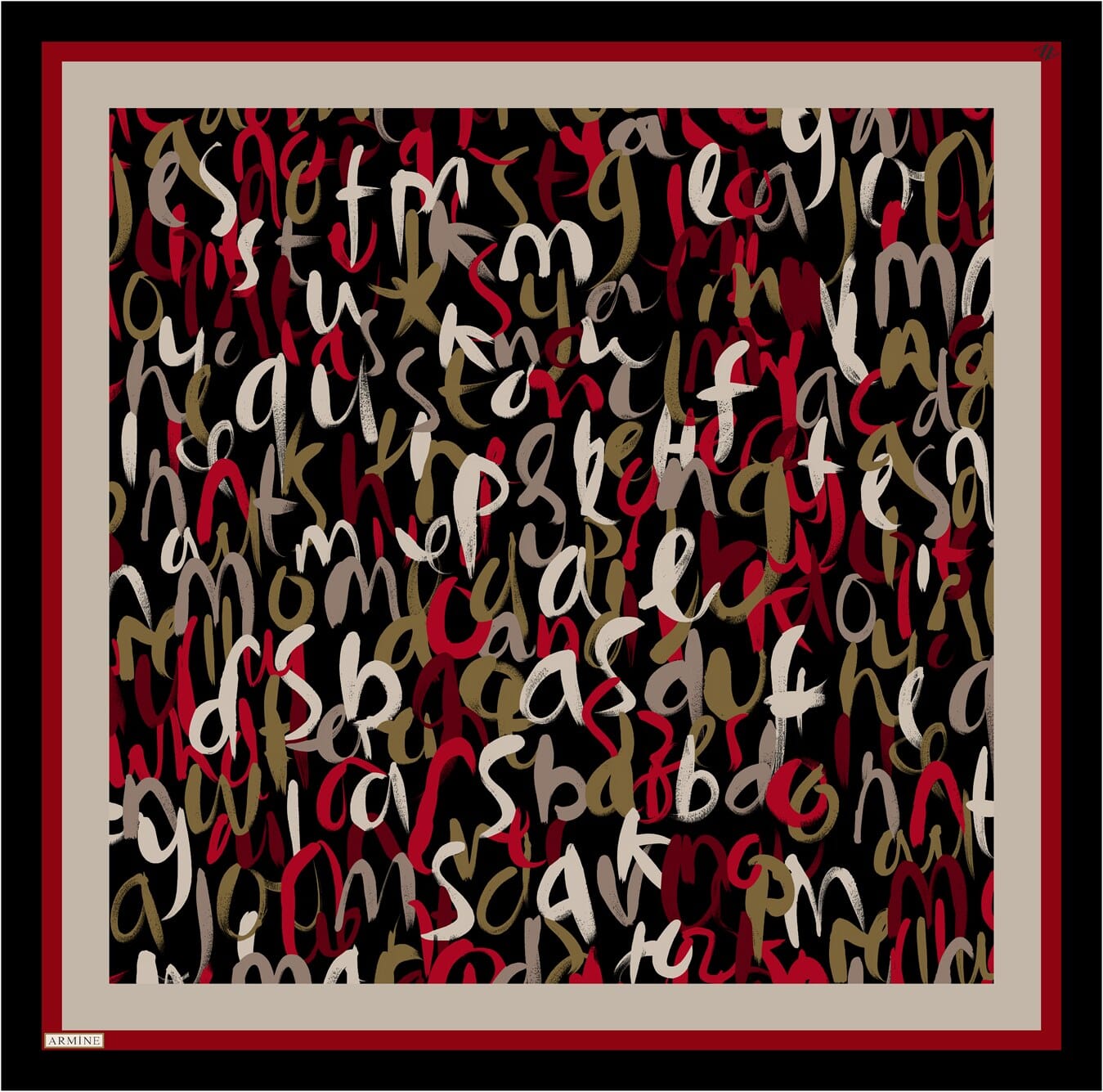 Armine Nudle Designer Silk Scarf #7 Silk Hijabs,Armine Armine 