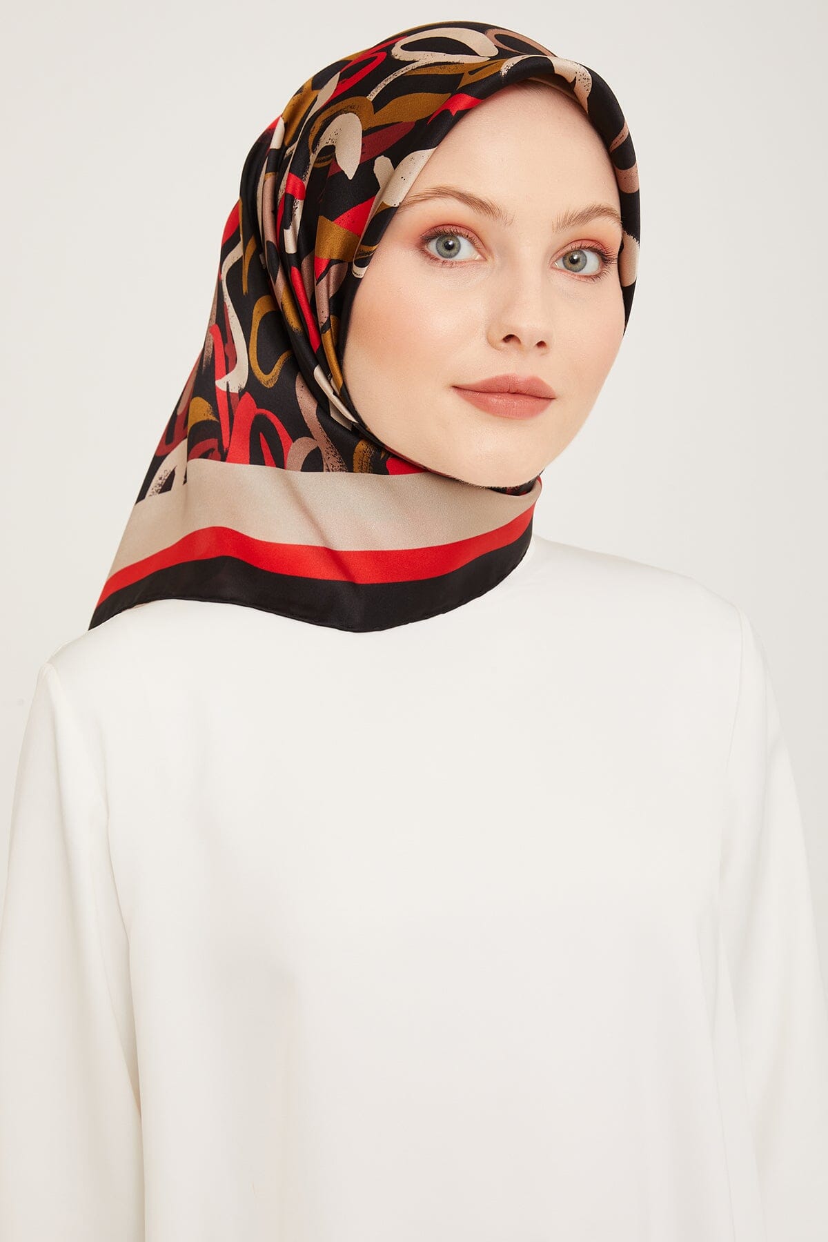 Armine Nudle Designer Silk Scarf #7 Silk Hijabs,Armine Armine 