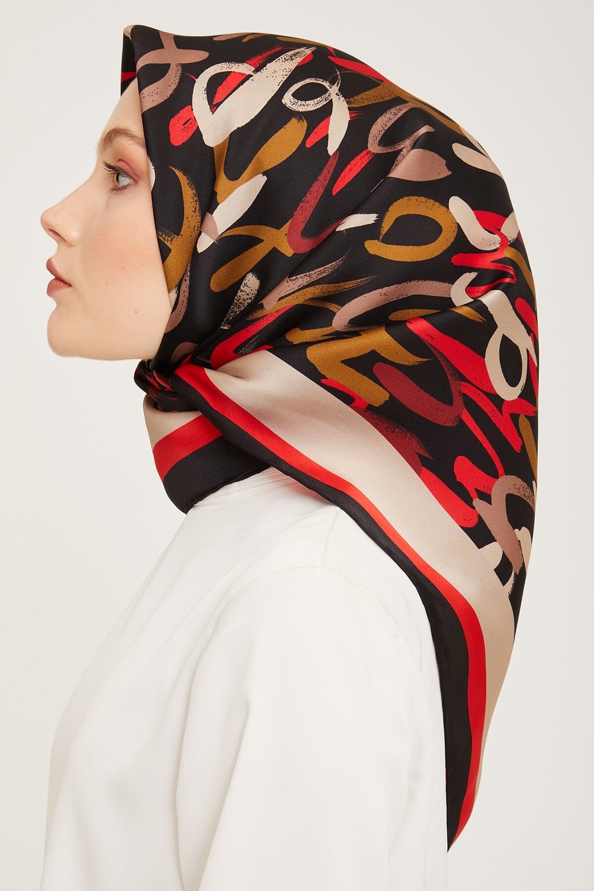 Armine Nudle Designer Silk Scarf #7 Silk Hijabs,Armine Armine 