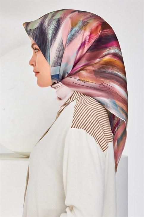 Armine Erika Square Silk Scarf No. 38 - Beautiful Hijab Styles