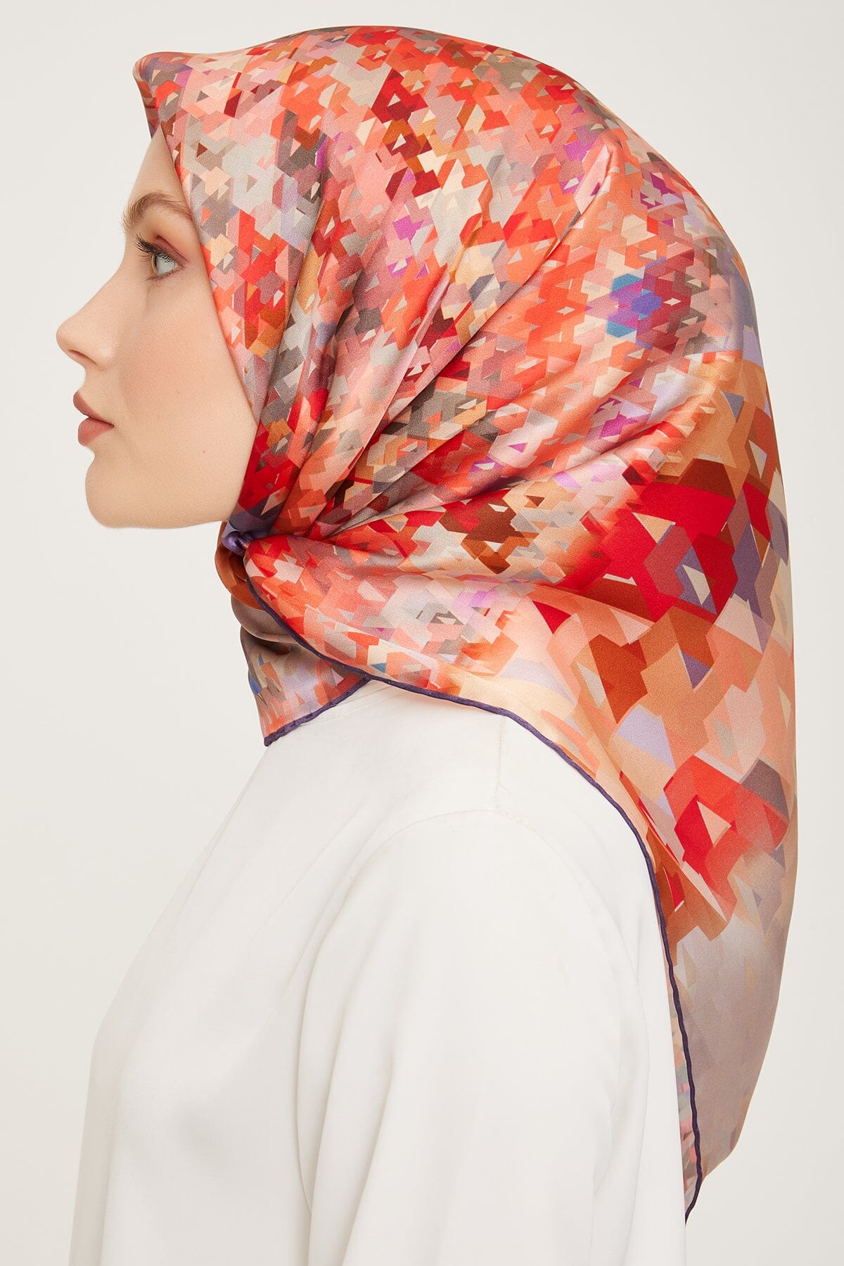 Armine Pixel Chic Silk Scarf #22 Silk Hijabs,Armine Armine 