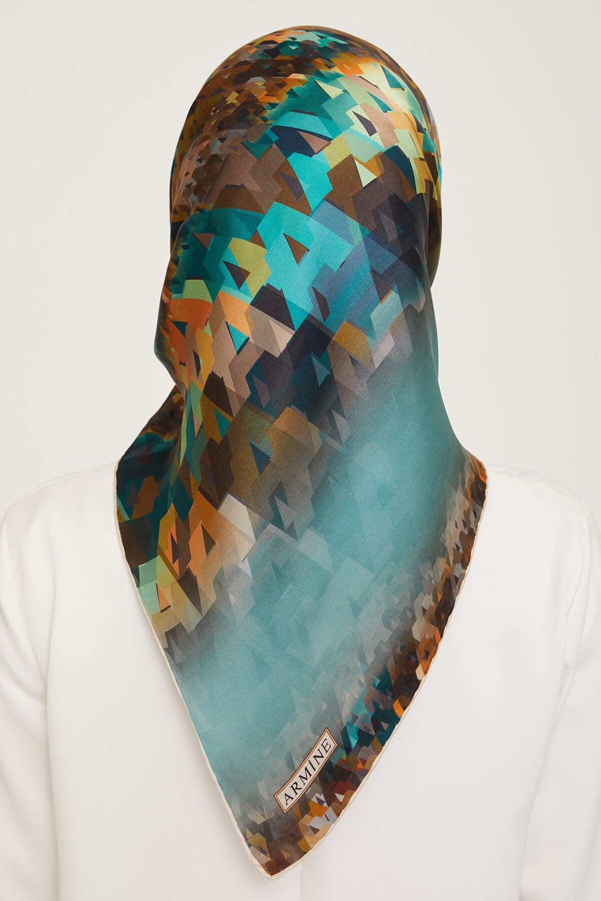 Armine Pixel Chic Silk Scarf #29 Silk Hijabs,Armine Armine 
