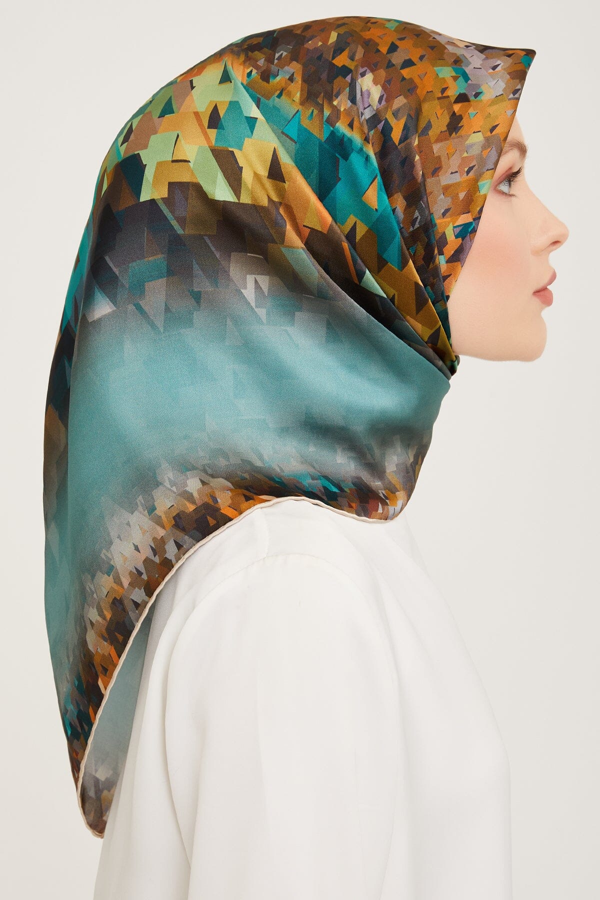 Armine Pixel Chic Silk Scarf #29 Silk Hijabs,Armine Armine 