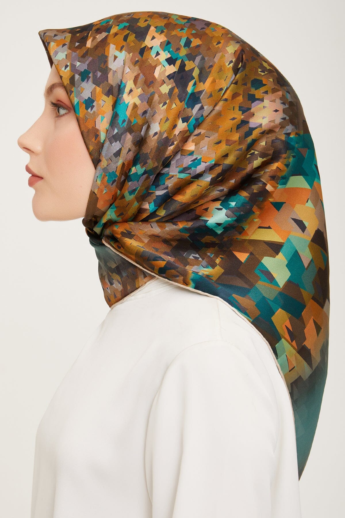 Armine Pixel Chic Silk Scarf #29 Silk Hijabs,Armine Armine 