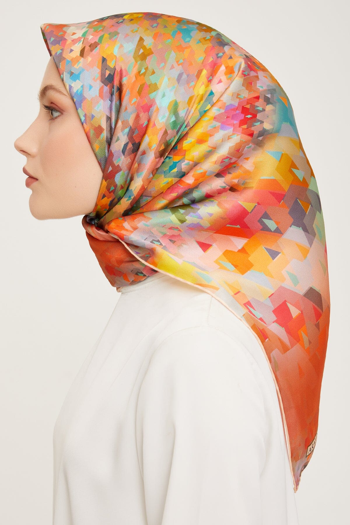 Armine Pixel Chic Silk Scarf #3 Silk Hijabs,Armine Armine 