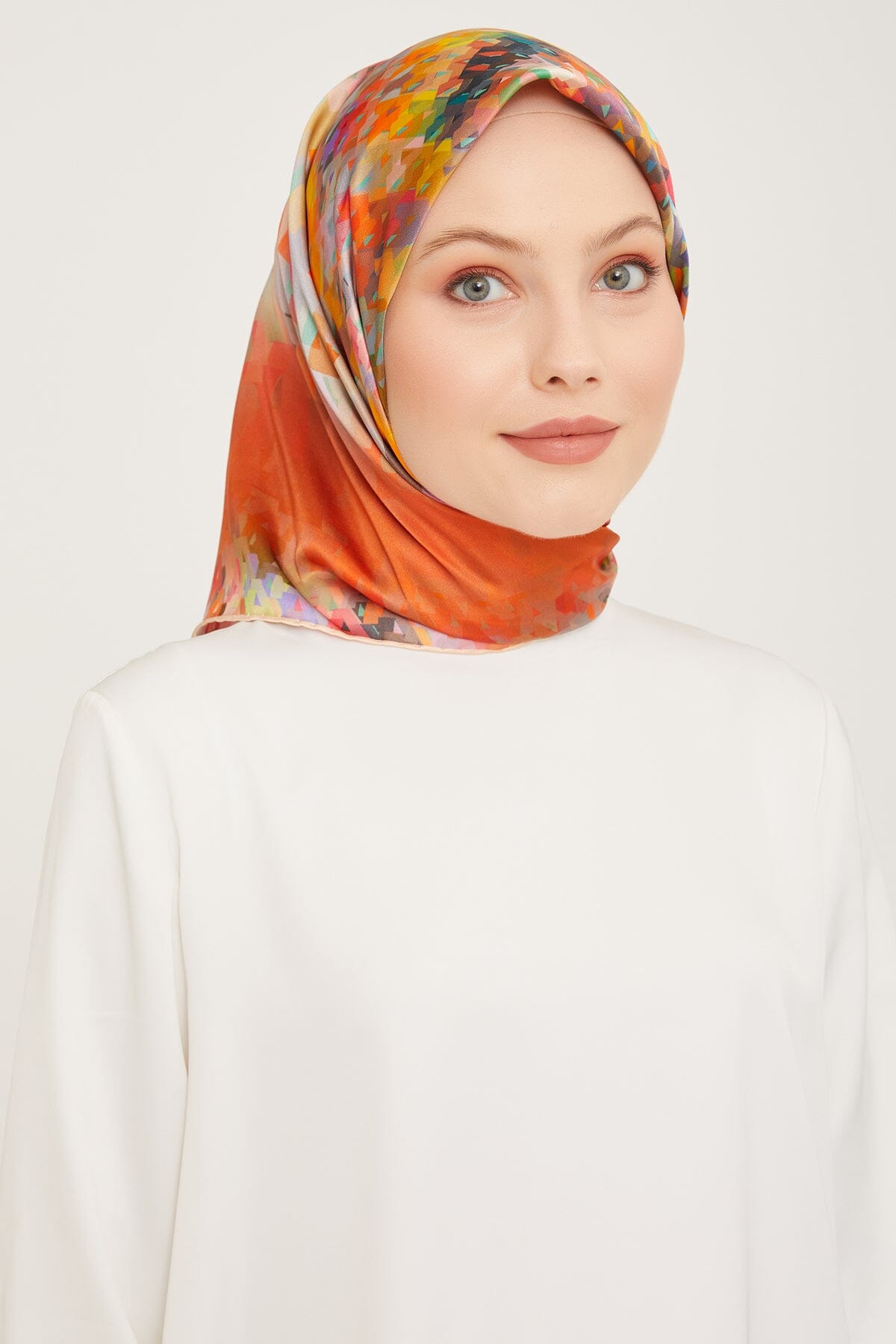 Armine Pixel Chic Silk Scarf #3 Silk Hijabs,Armine Armine 