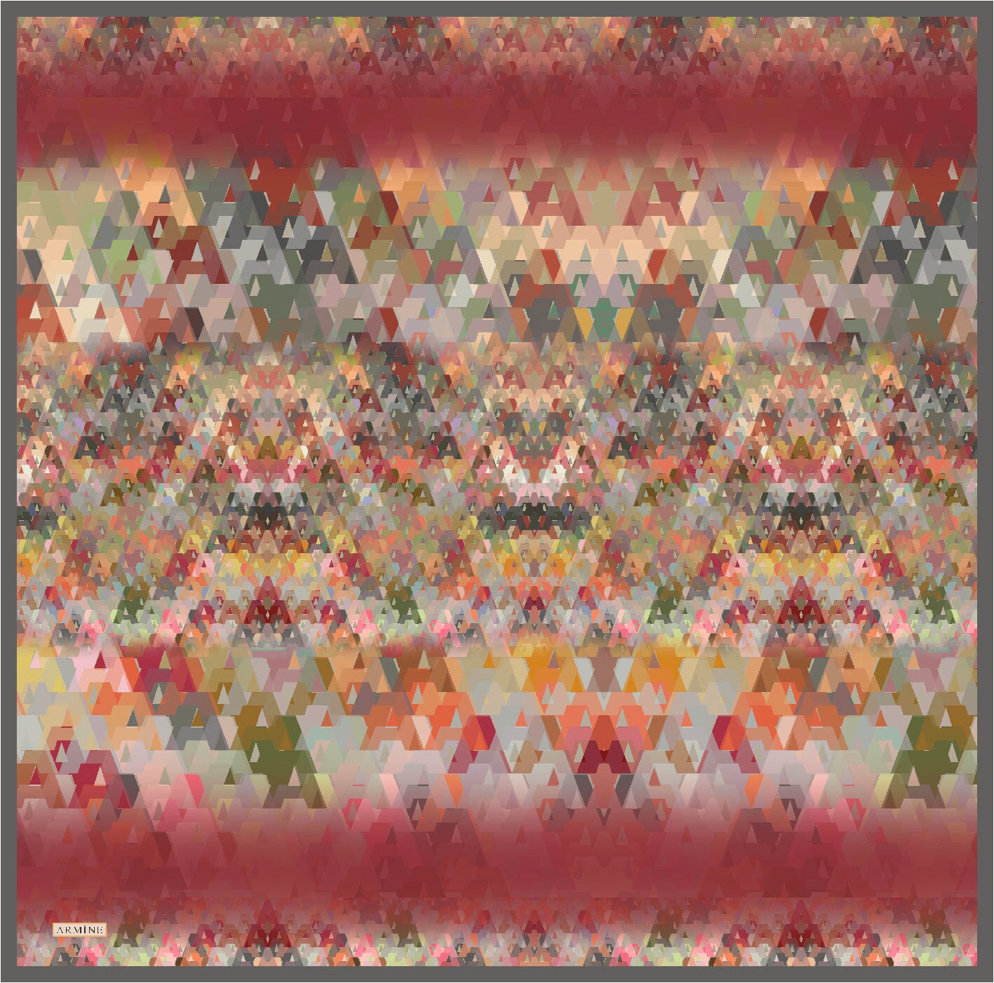 Armine Pixel Chic Silk Scarf 