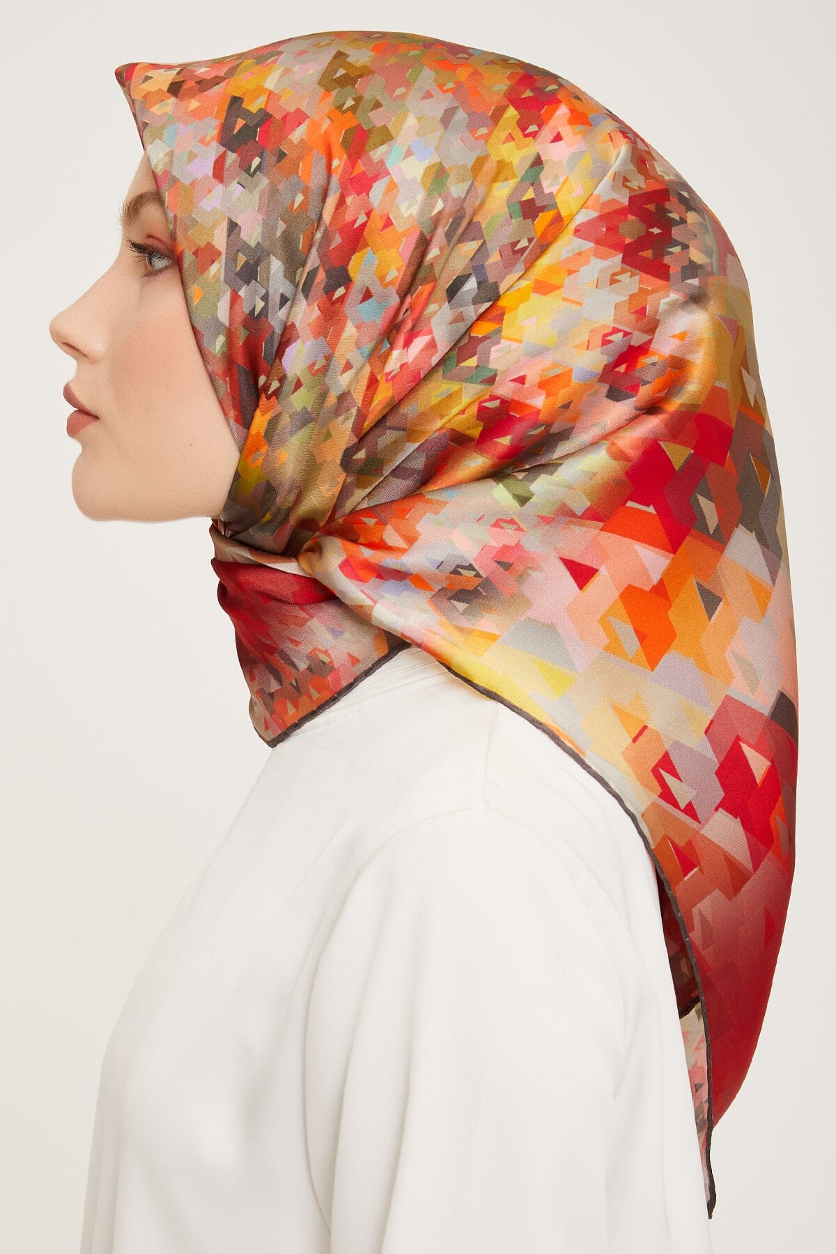 Armine Pixel Chic Silk Scarf #4 Silk Hijabs,Armine Armine 
