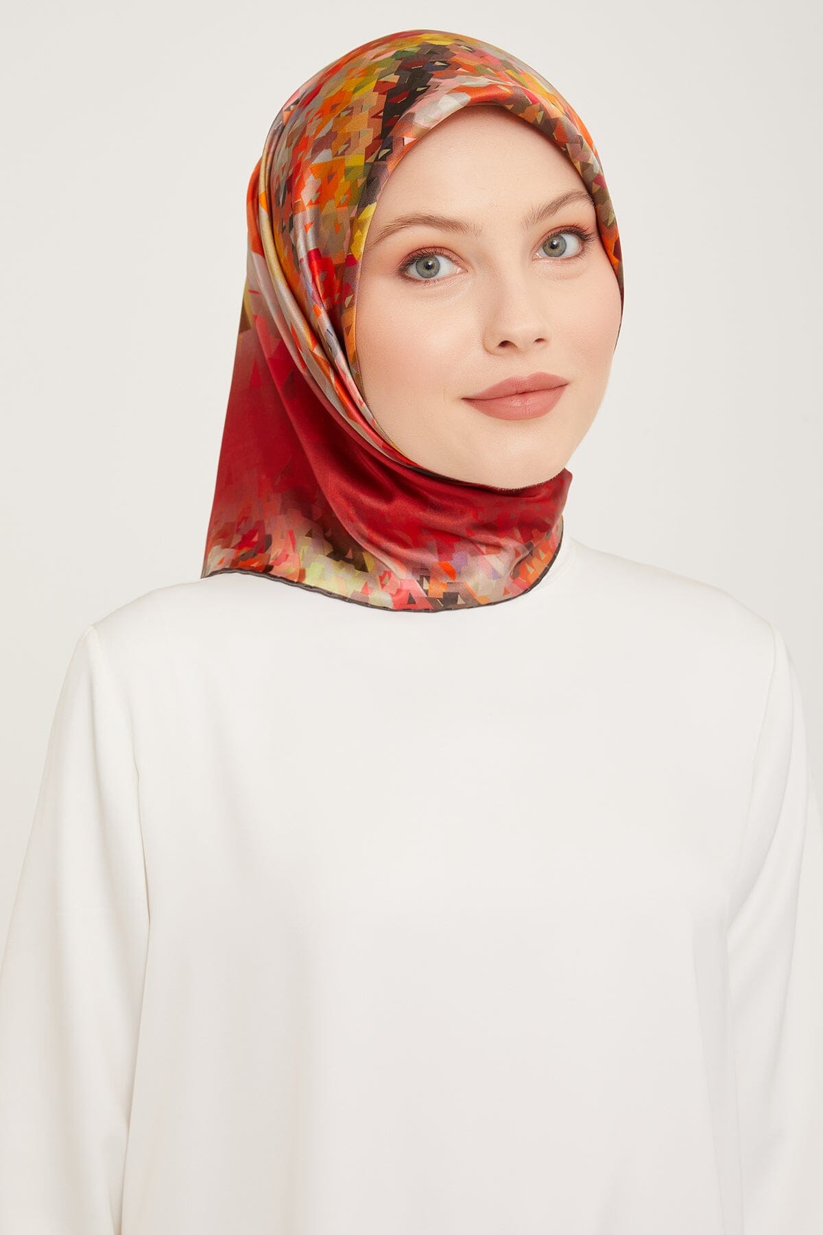 Armine Pixel Chic Silk Scarf 