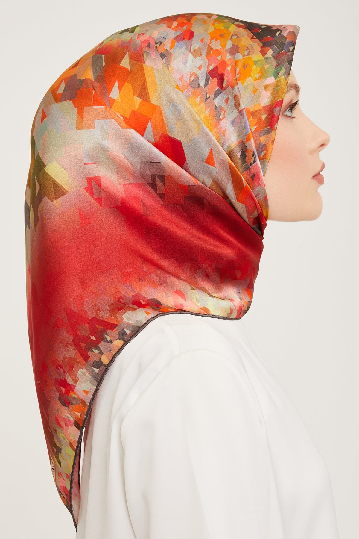 Armine Pixel Chic Silk Scarf 