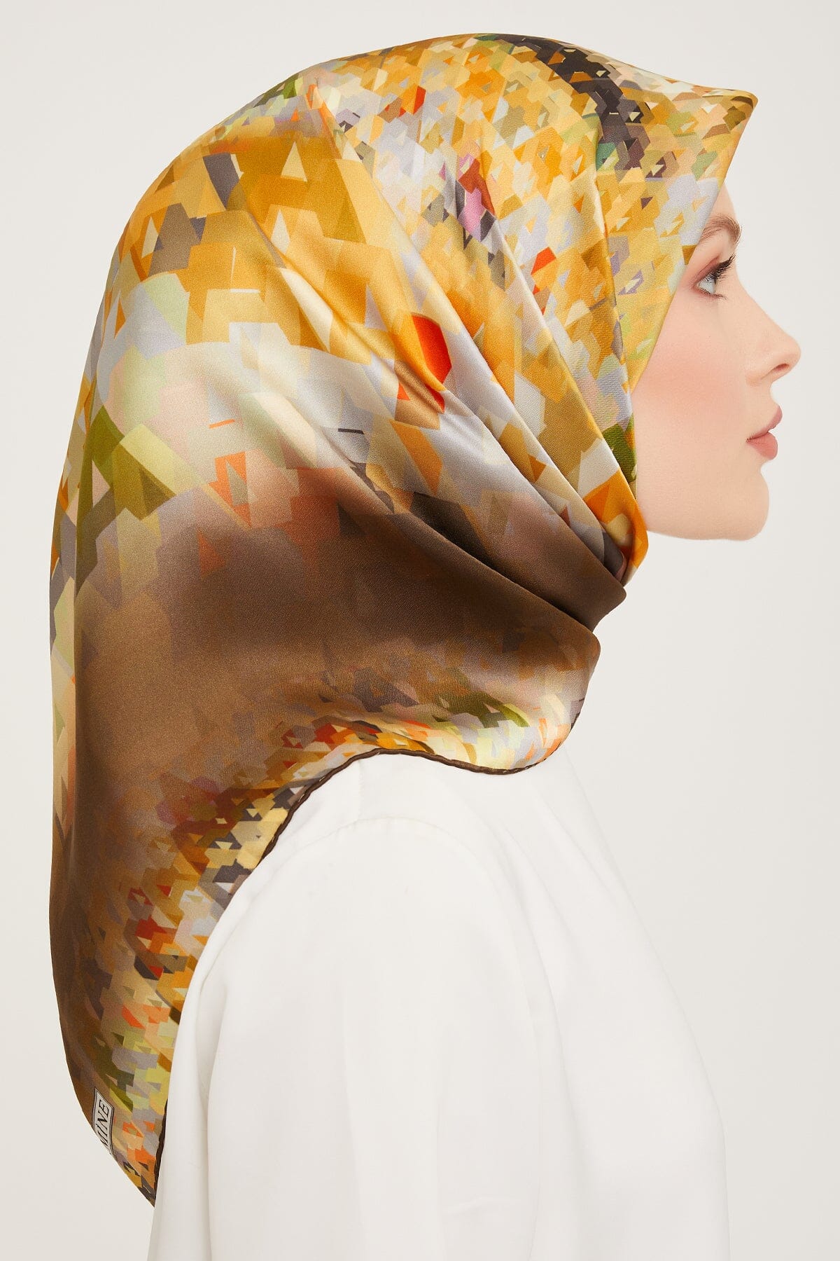 Armine Pixel Chic Silk Scarf #53 Silk Hijabs,Armine Armine 