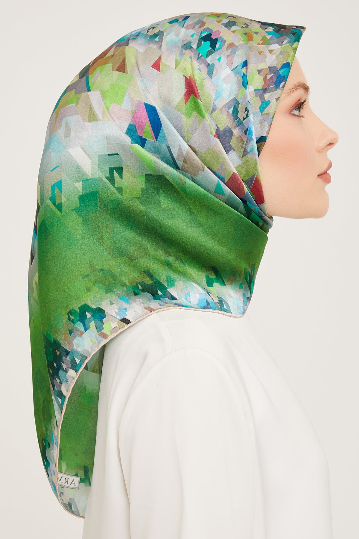 Armine Pixel Chic Silk Scarf #54 Silk Hijabs,Armine Armine 