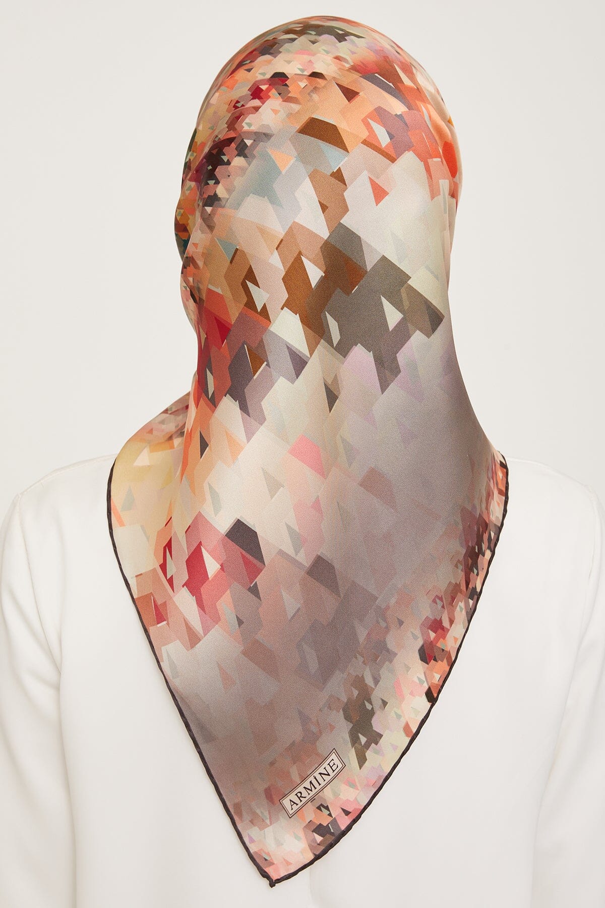 Armine Pixel Chic Silk Scarf #7 Silk Hijabs,Armine Armine 