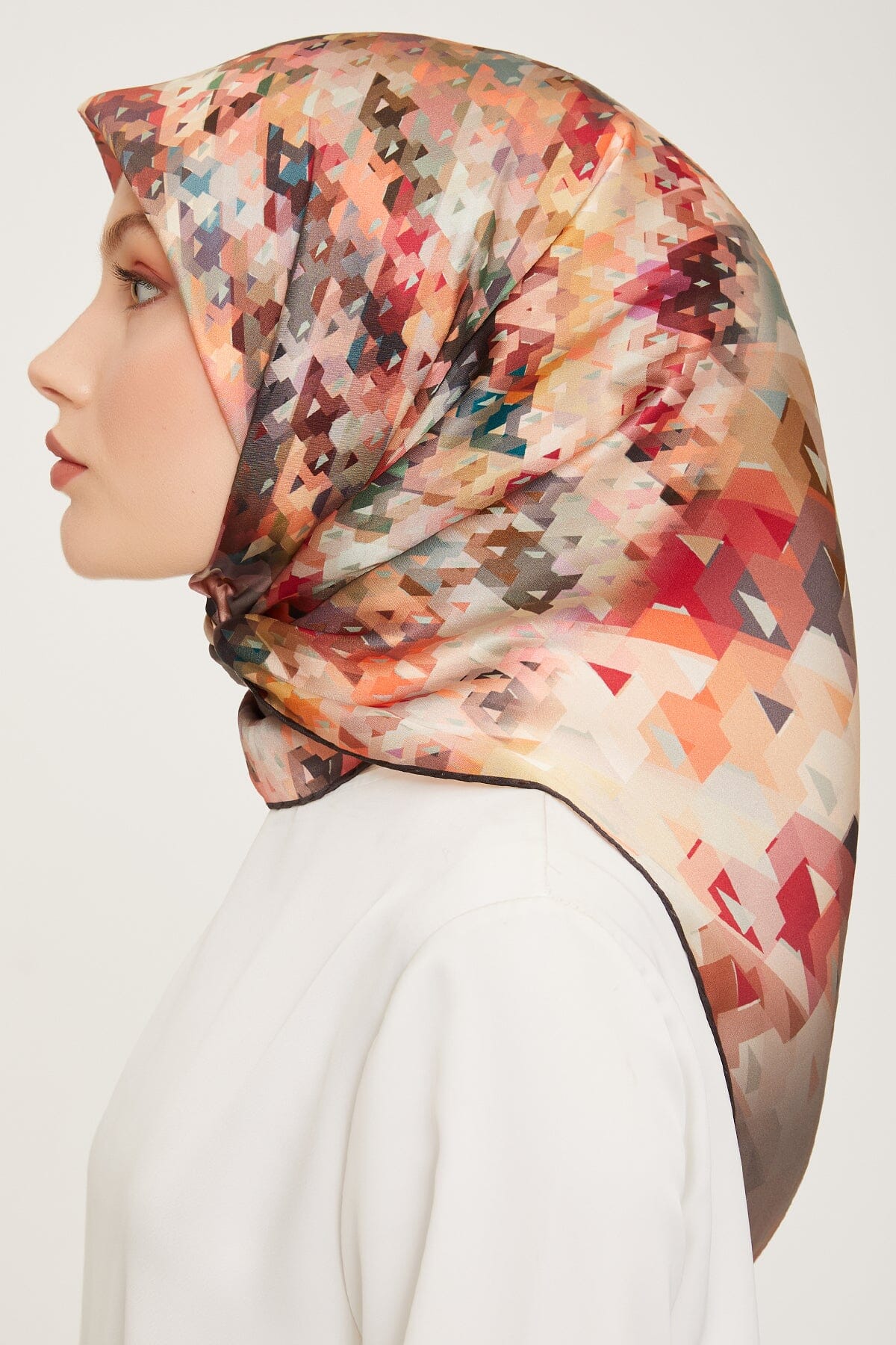 Armine Pixel Chic Silk Scarf #7 Silk Hijabs,Armine Armine 