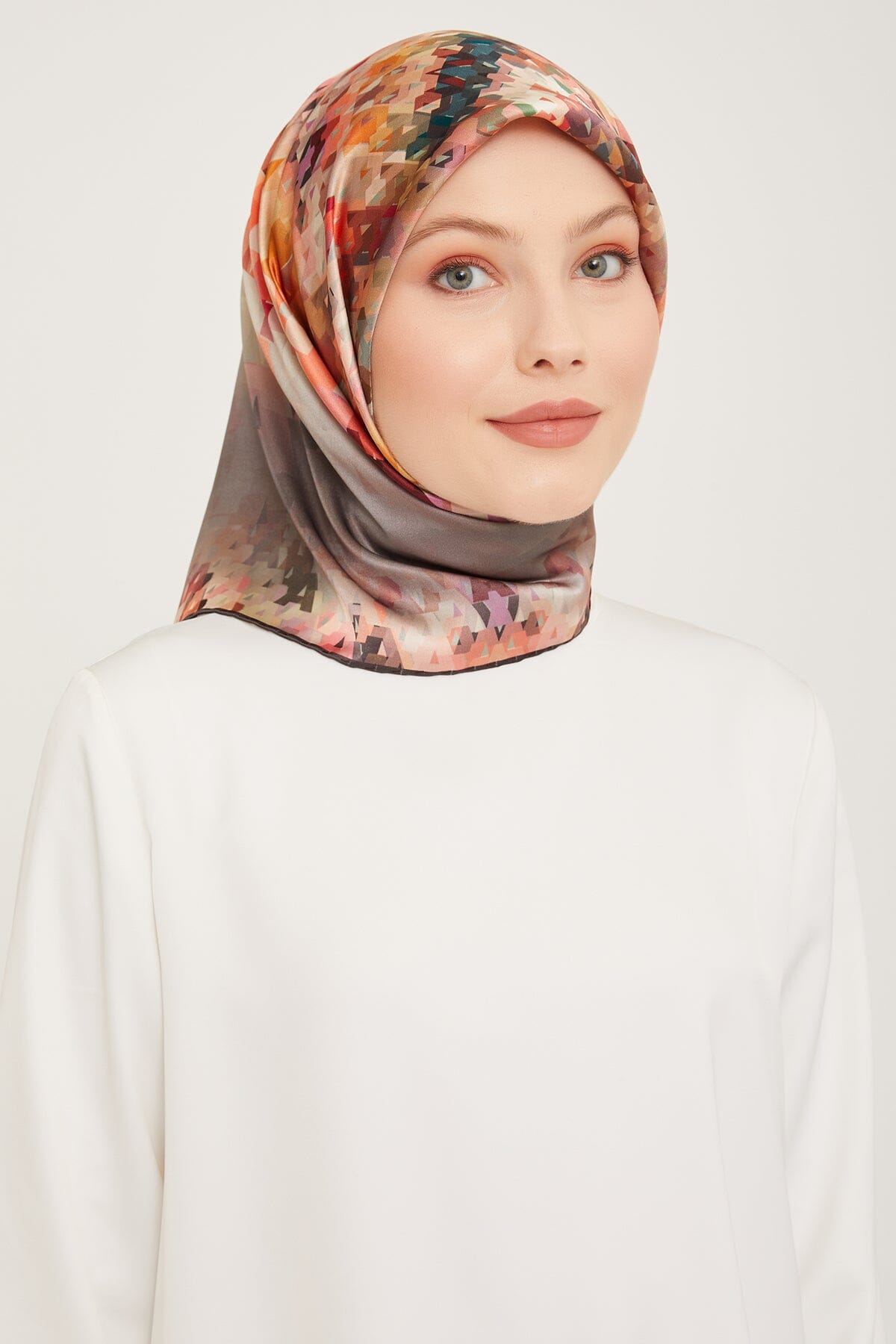Armine Pixel Chic Silk Scarf #7 Silk Hijabs,Armine Armine 