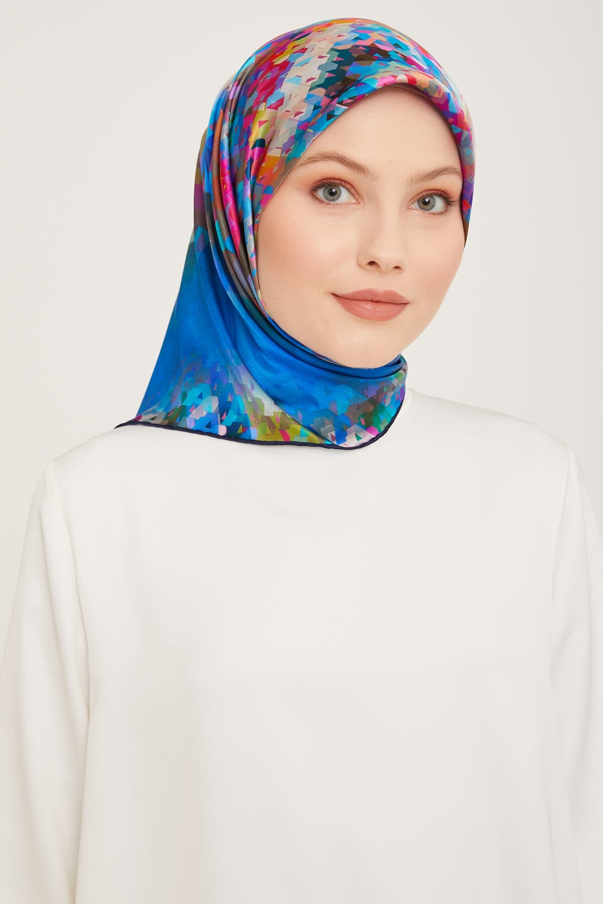 Armine Pixel Chic Silk Scarf #9 Silk Hijabs,Armine Armine 
