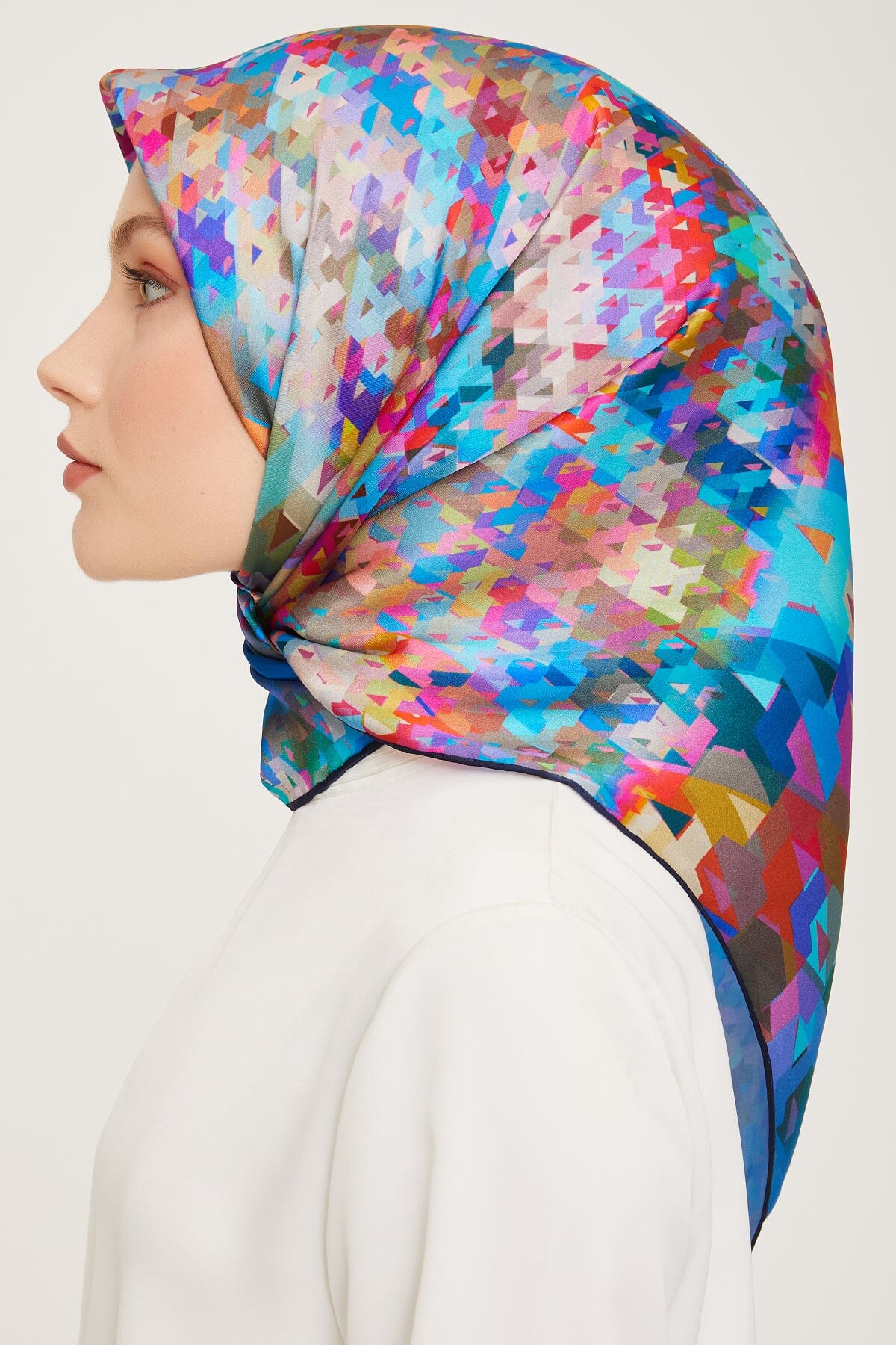 Armine Pixel Chic Silk Scarf #9 Silk Hijabs,Armine Armine 