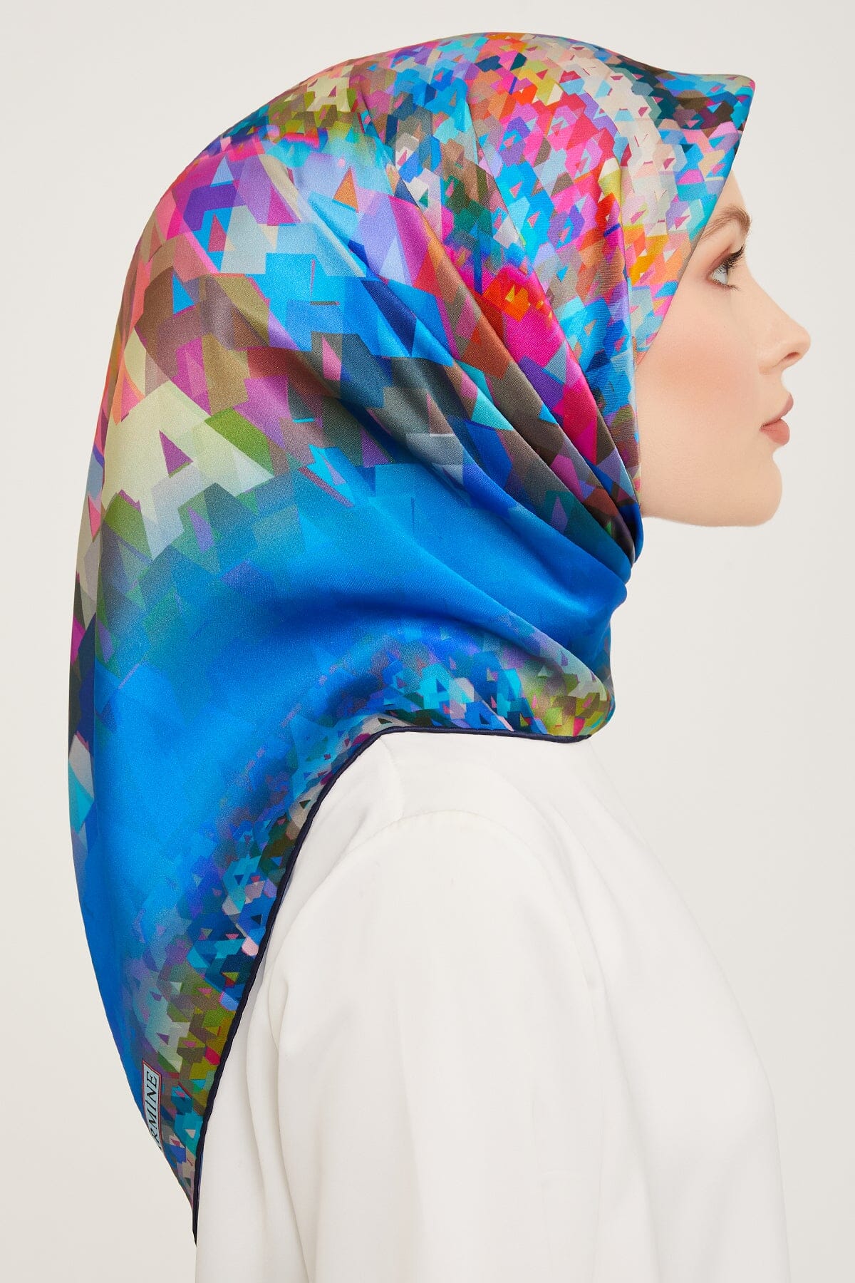Armine Pixel Chic Silk Scarf #9 Silk Hijabs,Armine Armine 