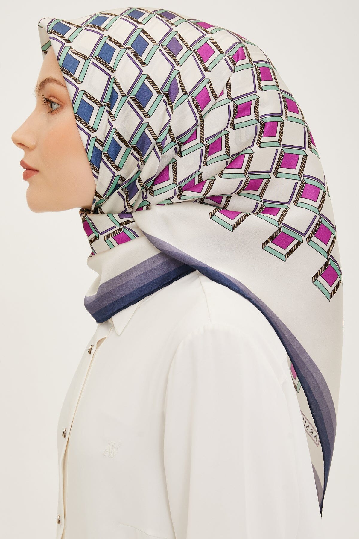 Armine Queenie Turkish Silk Scarf #31 Silk Hijabs,Armine Armine 