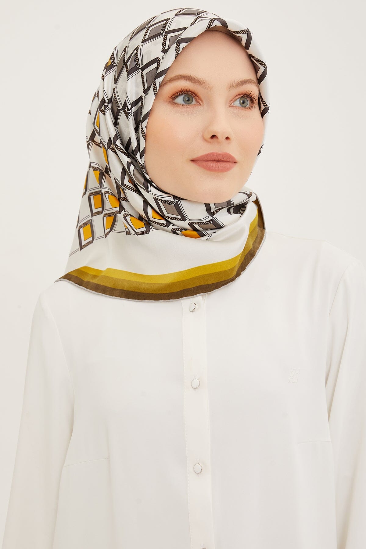 Armine Queenie Turkish Silk Scarf #34 Silk Hijabs,Armine Armine 