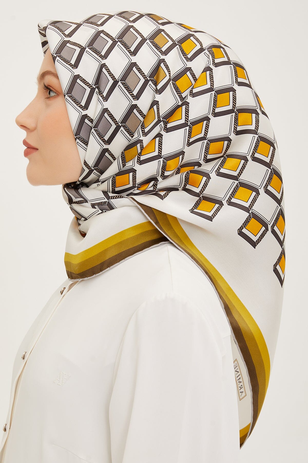 Armine Queenie Turkish Silk Scarf #34 Silk Hijabs,Armine Armine 