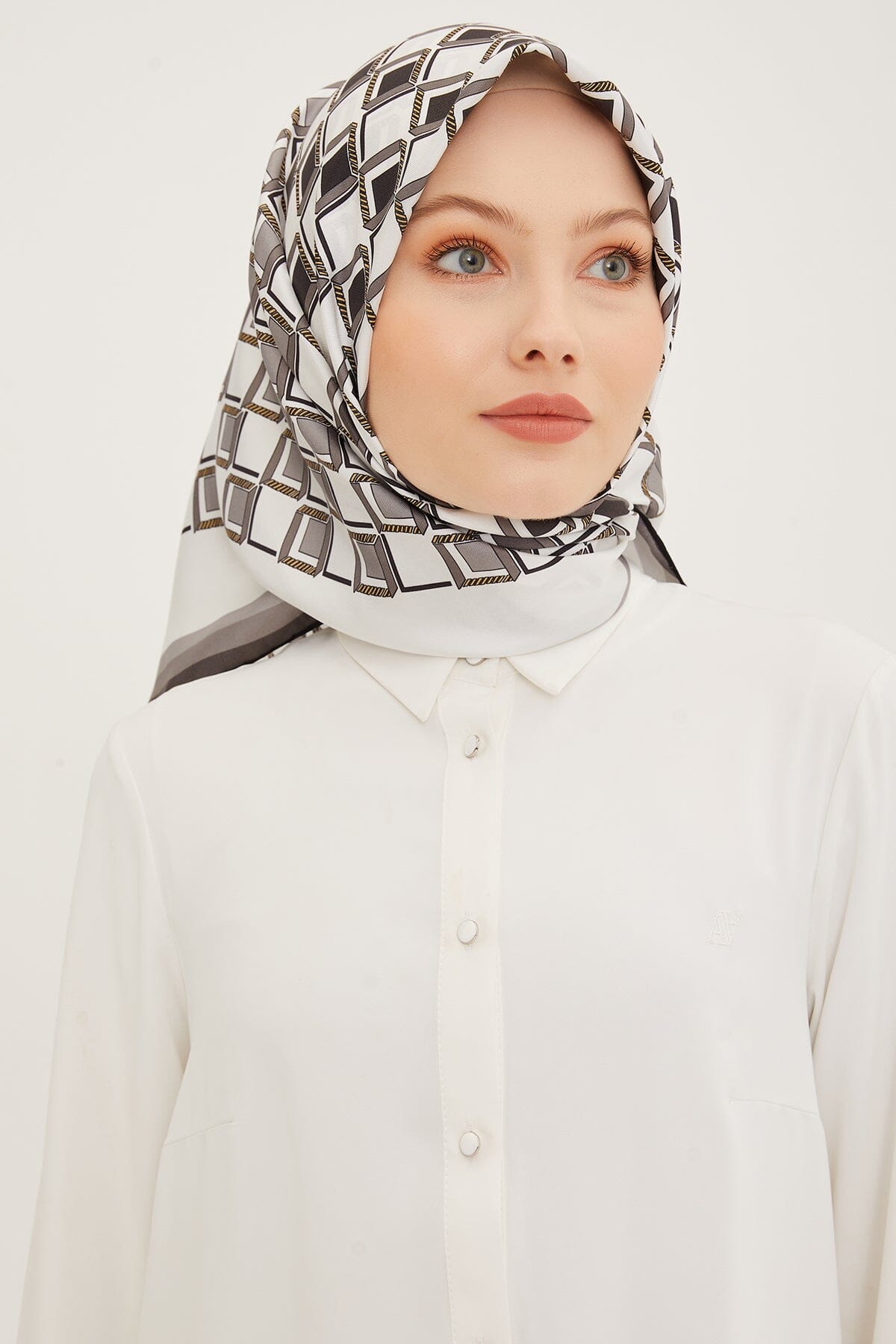 Armine Queenie Turkish Silk Scarf #36 Silk Hijabs,Armine Armine 