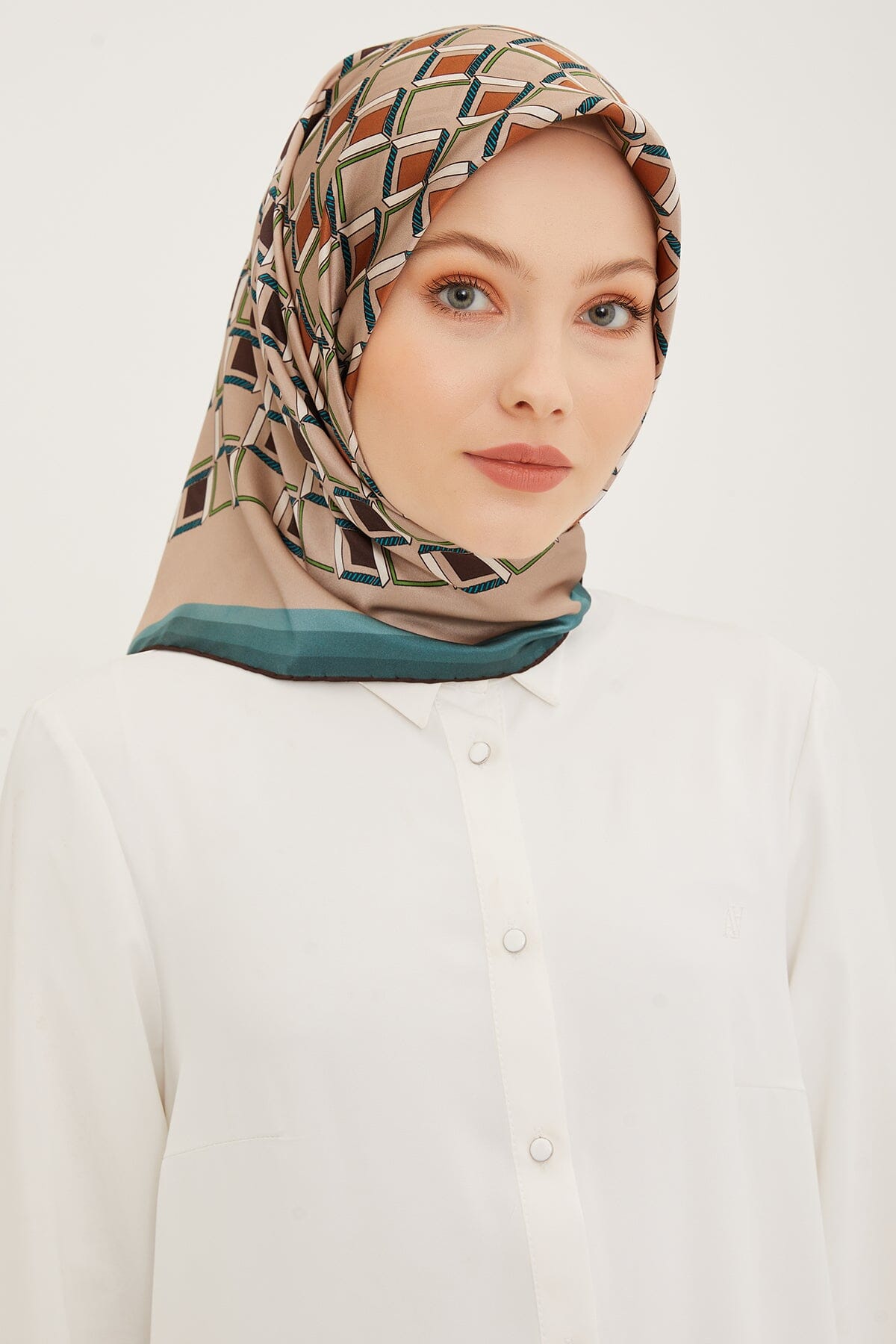 Armine Queenie Turkish Silk Scarf #7 Silk Hijabs,Armine Armine 