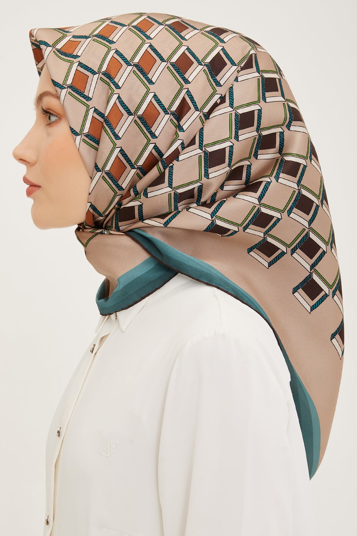 Armine Queenie Turkish Silk Scarf #7 Silk Hijabs,Armine Armine 