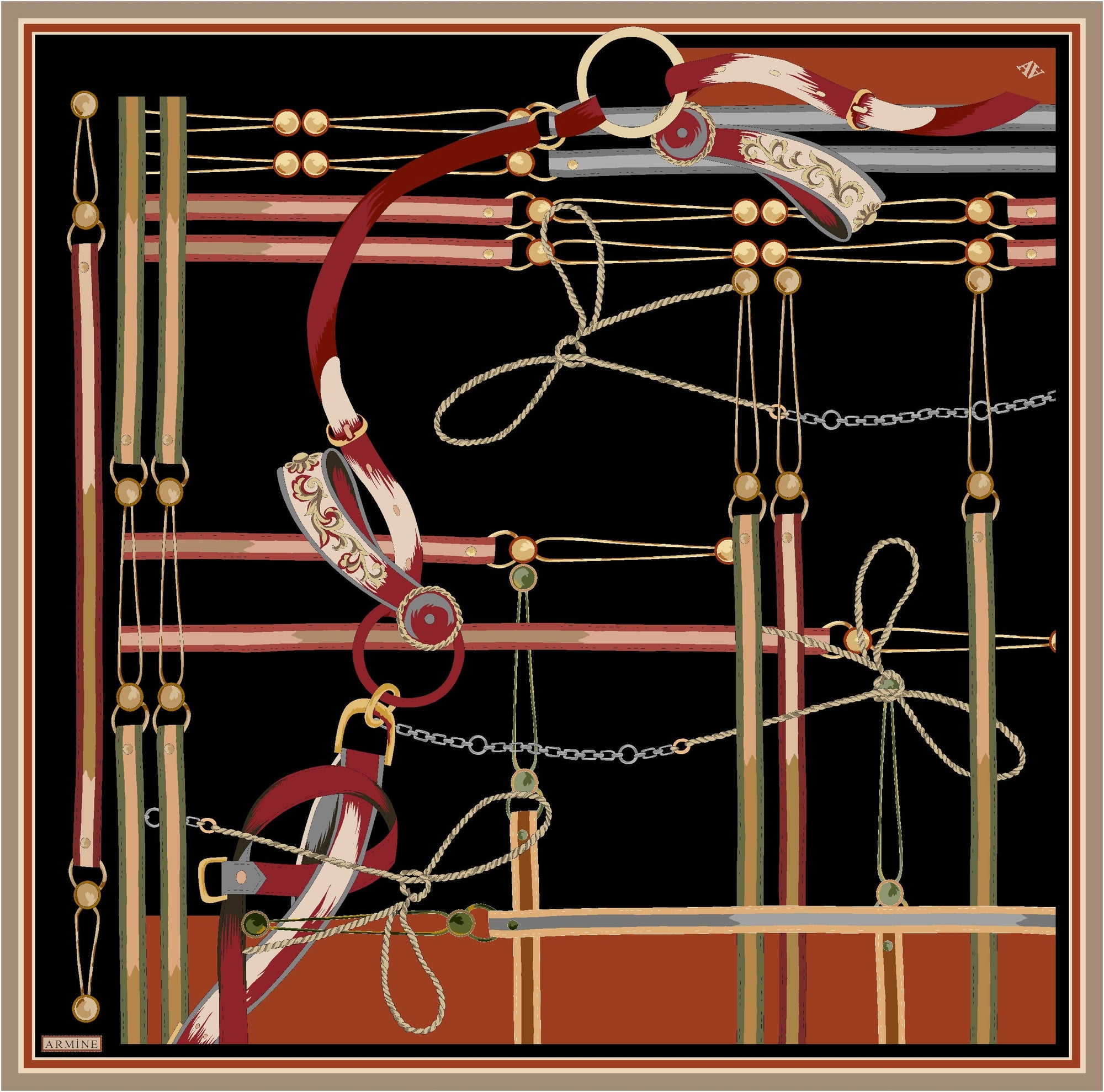 Armine Rahsia Women Silk Scarf #31 Silk Hijabs,Armine Armine 