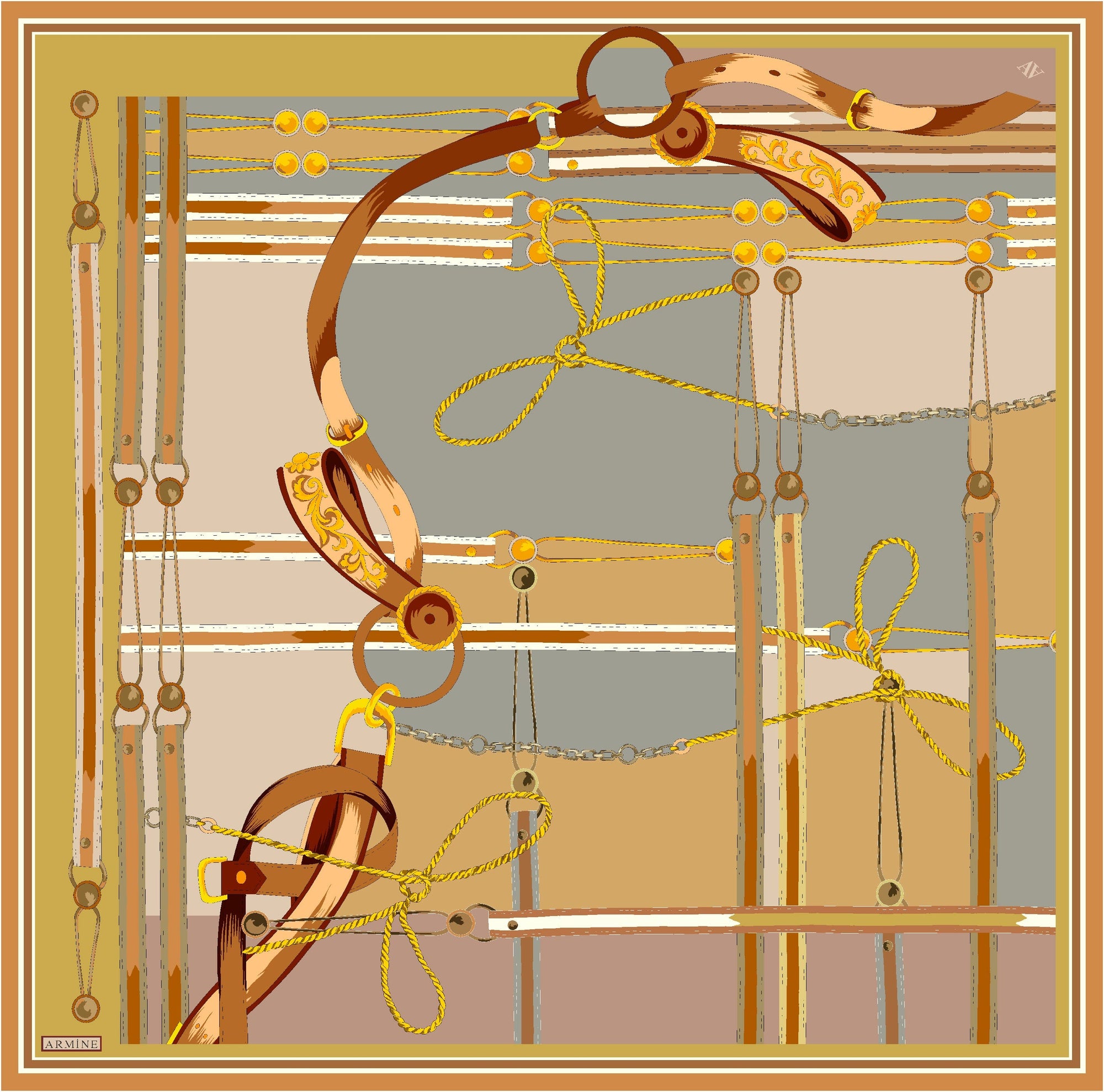 Armine Rahsia Women Silk Scarf #54 Silk Hijabs,Armine Armine 