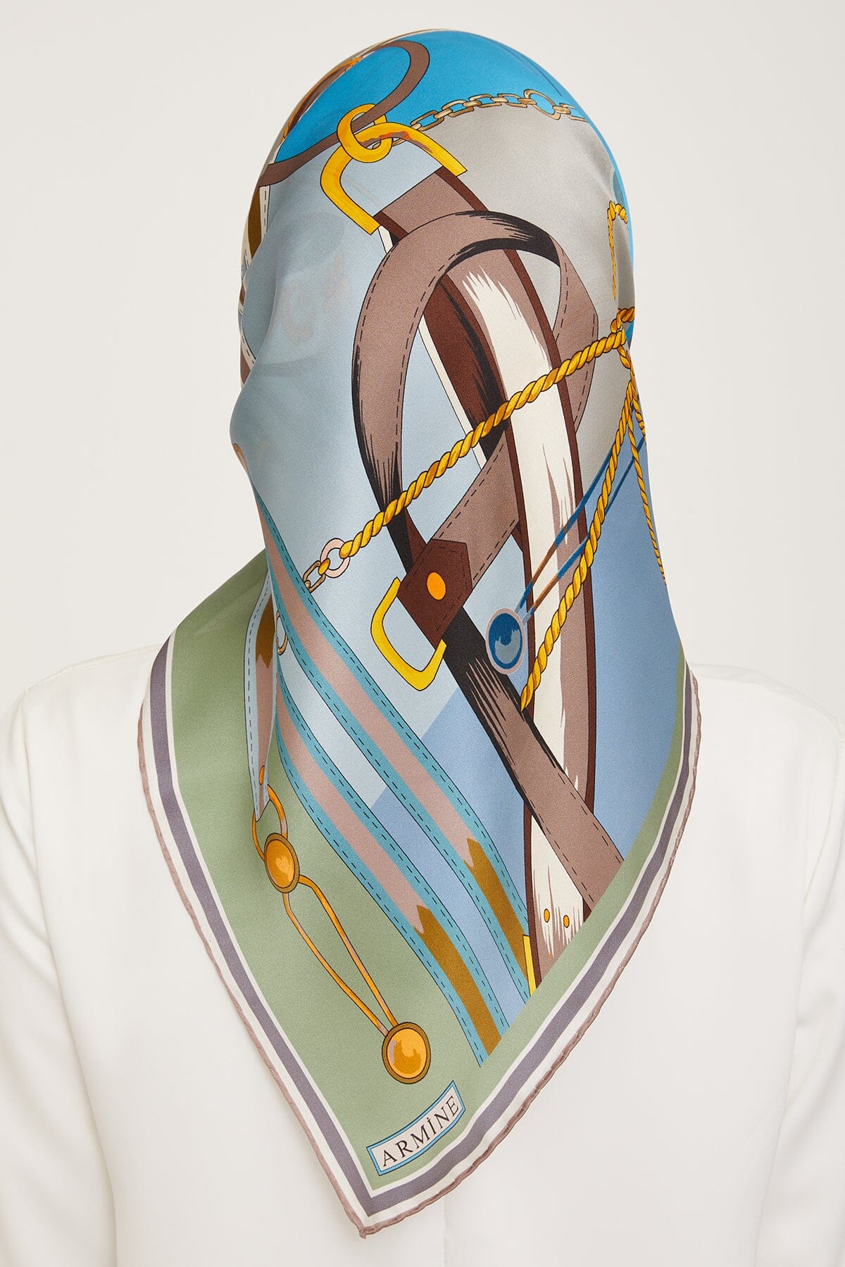 Armine Rahsia Women Silk Scarf #55 Silk Hijabs,Armine Armine 