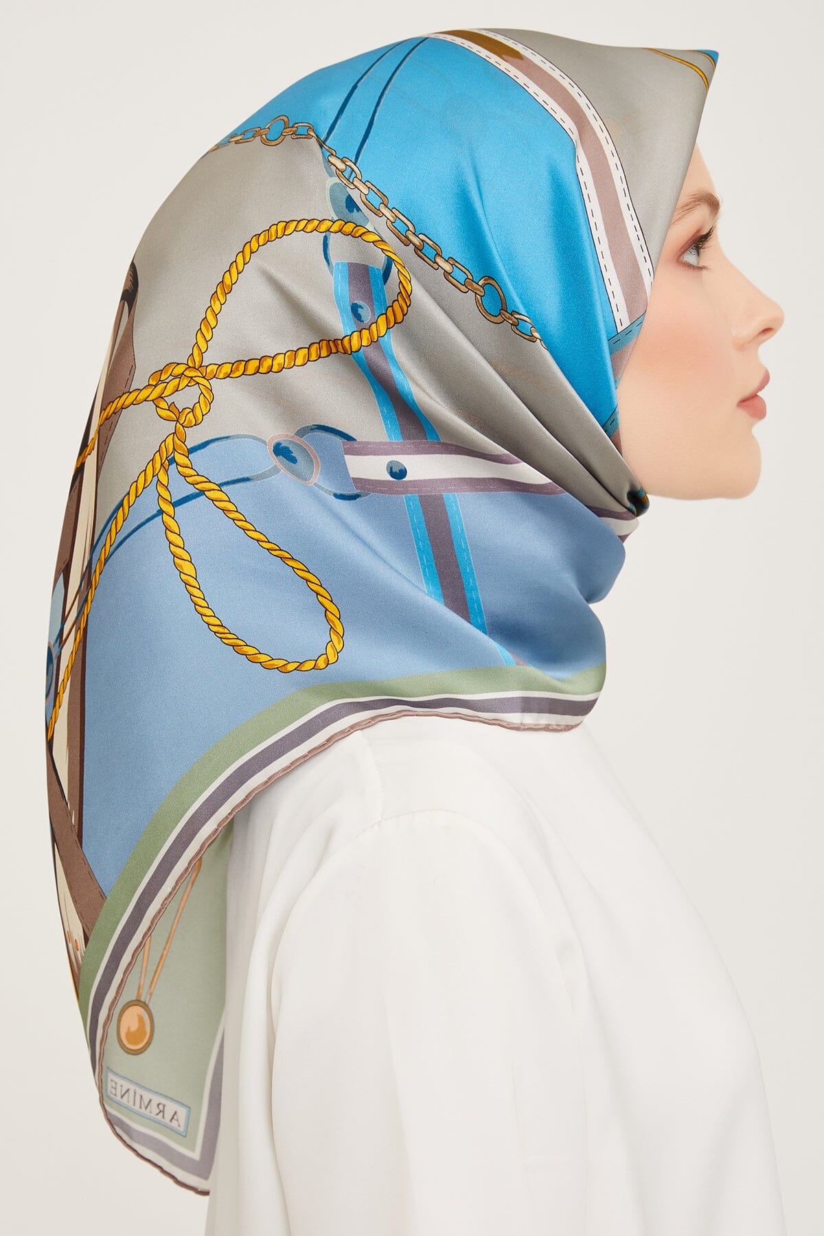 Armine Rahsia Women Silk Scarf #55 Silk Hijabs,Armine Armine 