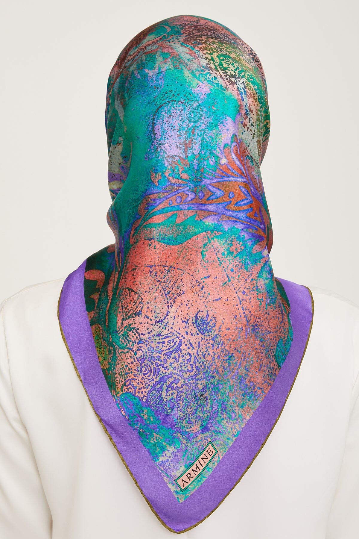 Armine Regis Turkish Silk Scarf #13 Silk Hijabs,Armine Armine 