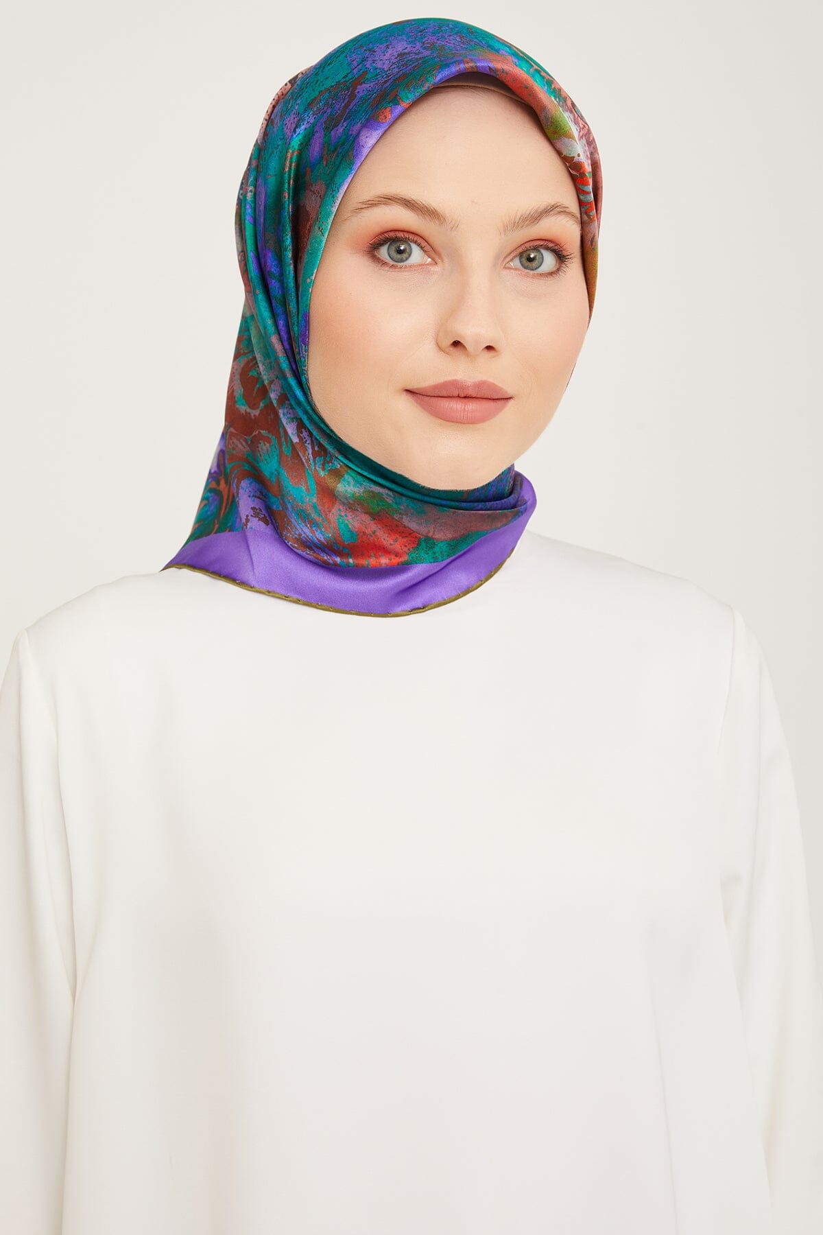 Armine Regis Turkish Silk Scarf #13 Silk Hijabs,Armine Armine 