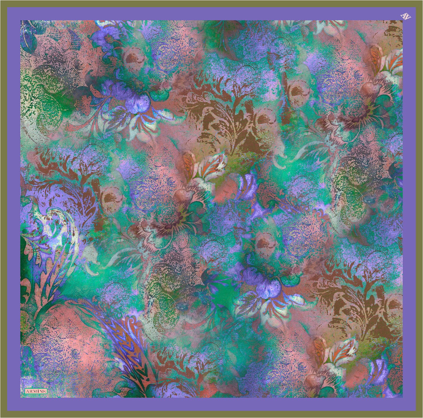 Armine Regis Turkish Silk Scarf #13 Silk Hijabs,Armine Armine 