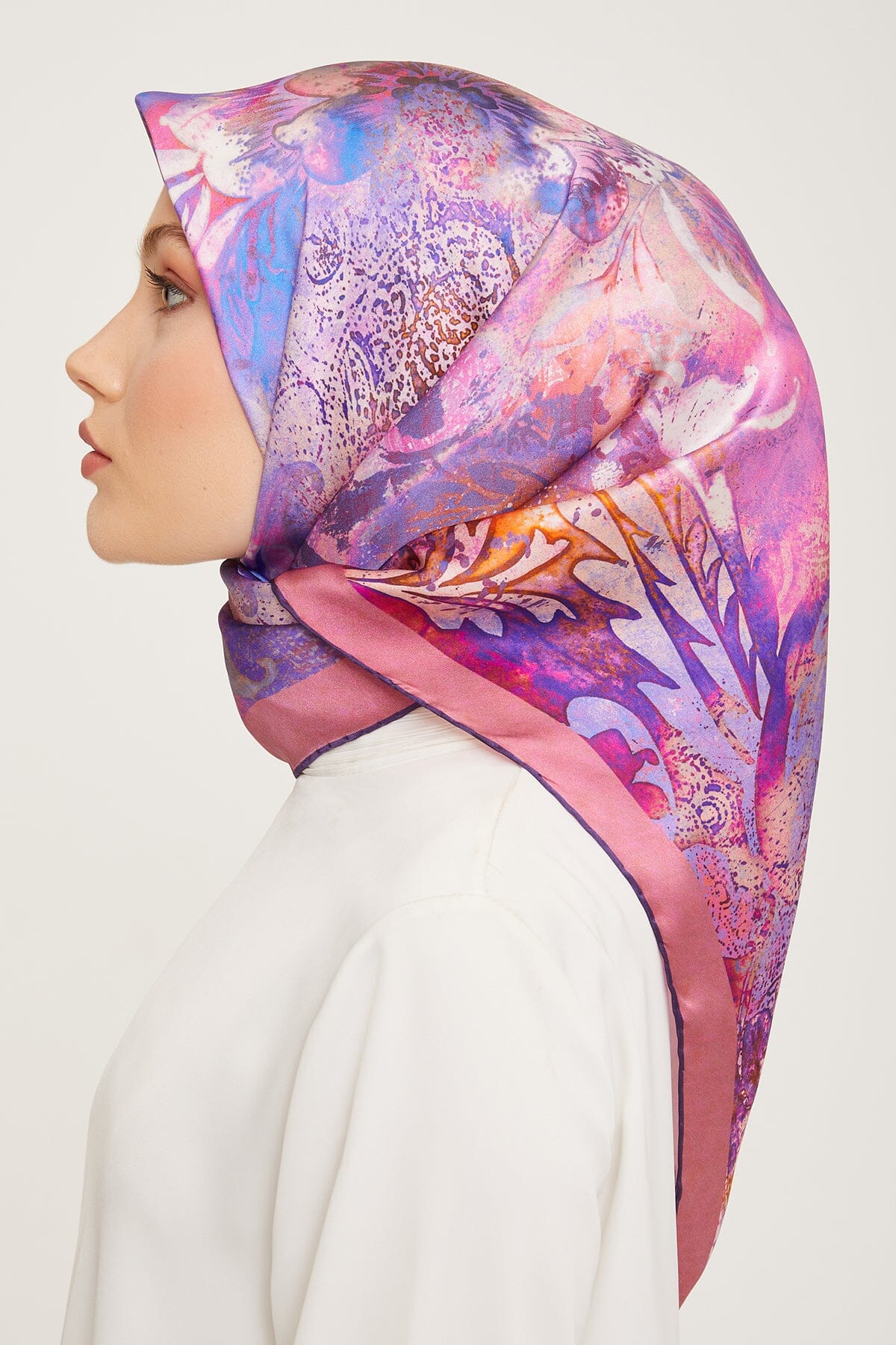 Armine Regis Turkish Silk Scarf #2 Silk Hijabs,Armine Armine 