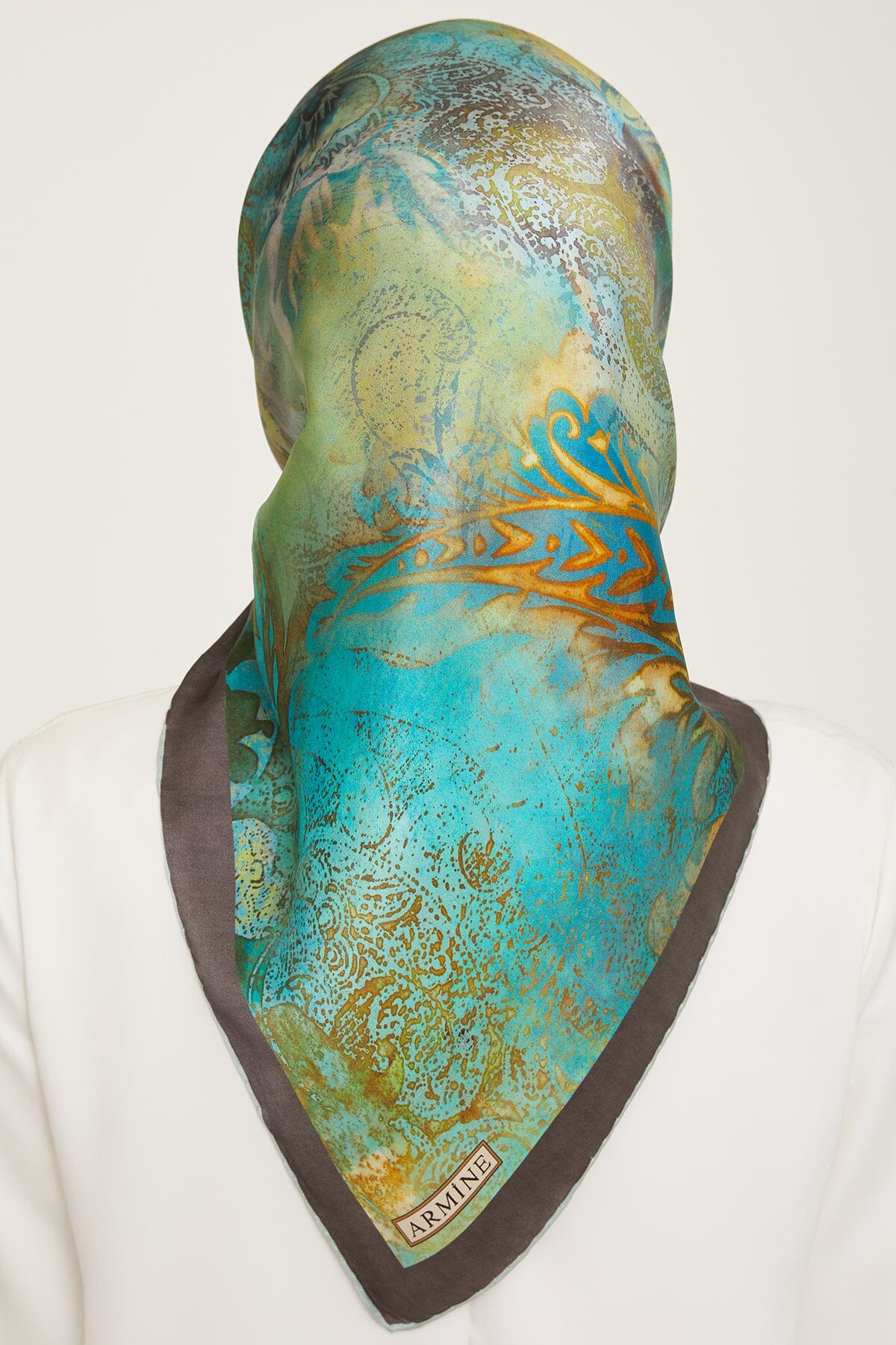 Armine Regis Turkish Silk Scarf #31 Silk Hijabs,Armine Armine 