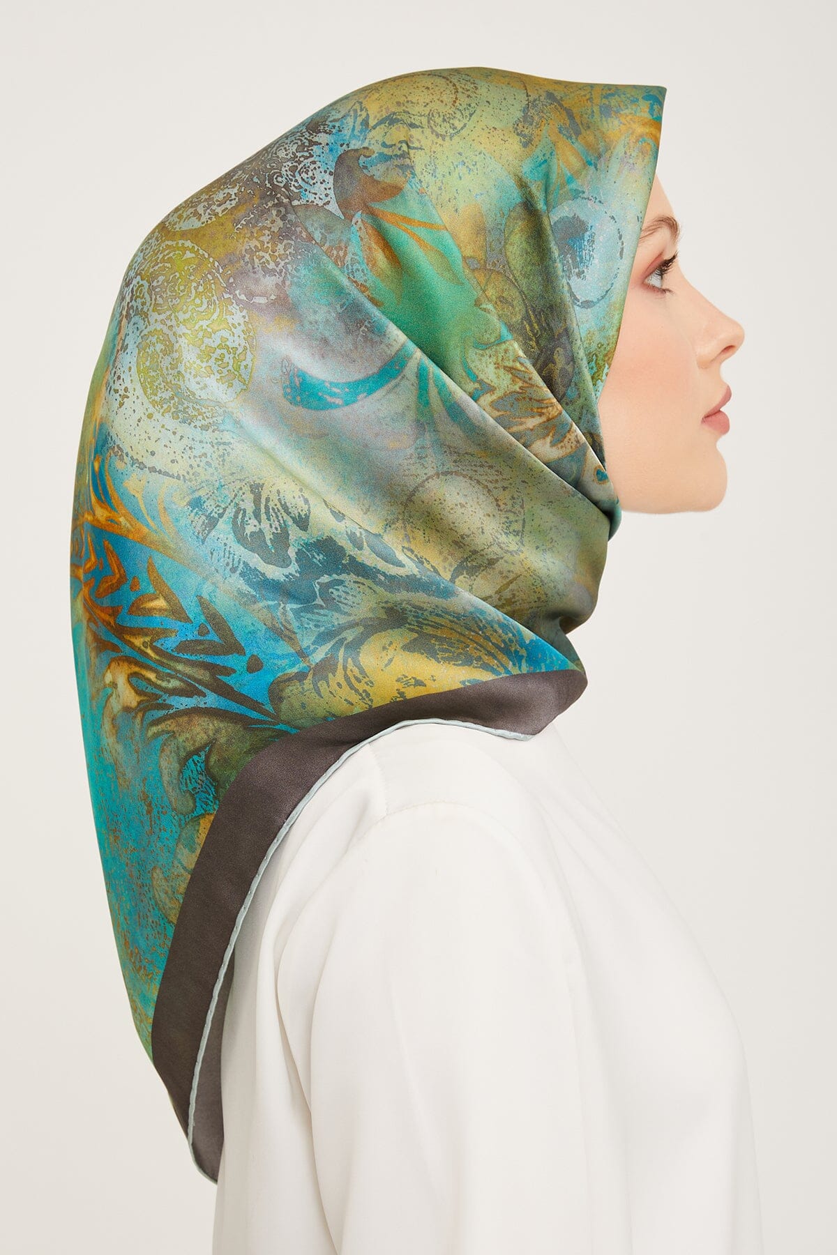 Armine Regis Turkish Silk Scarf #31 Silk Hijabs,Armine Armine 