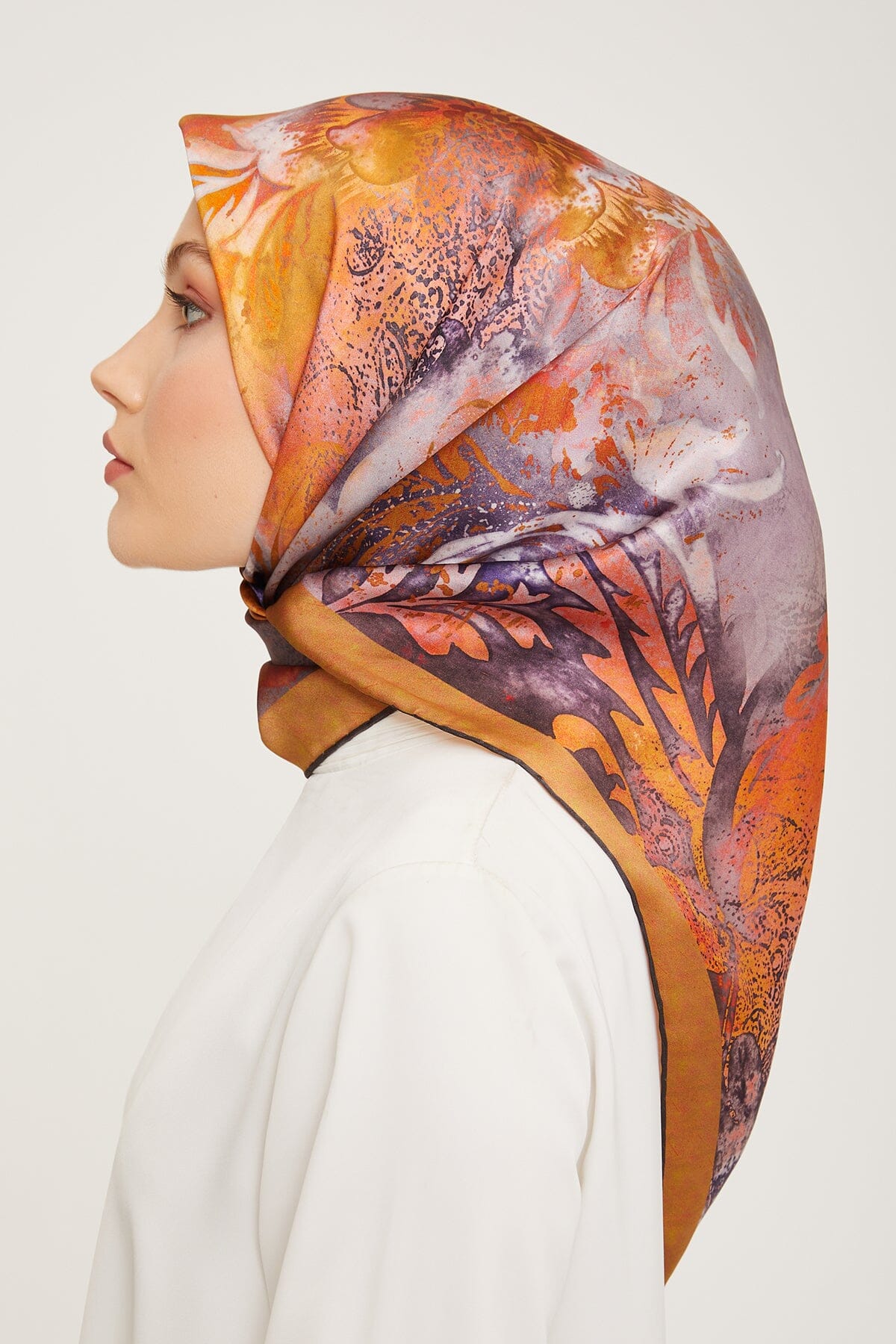 Armine Regis Turkish Silk Scarf #5 Silk Hijabs,Armine Armine 