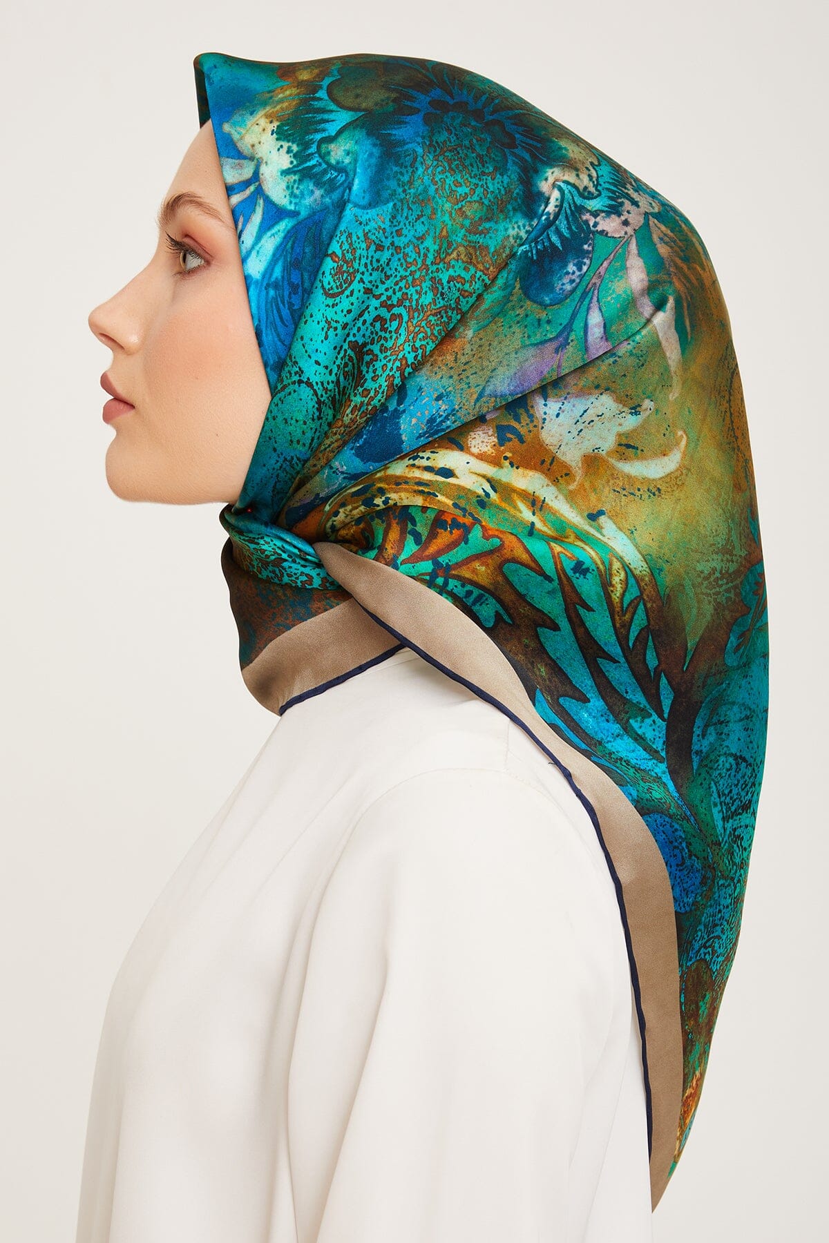 Armine Regis Turkish Silk Scarf #6 Silk Hijabs,Armine Armine 