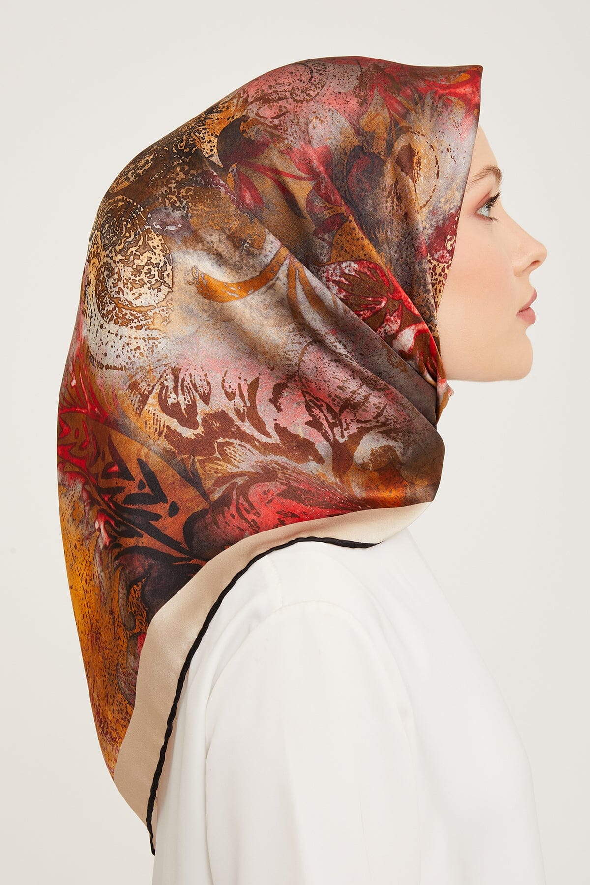 Armine Regis Turkish Silk Scarf #7 Silk Hijabs,Armine Armine 