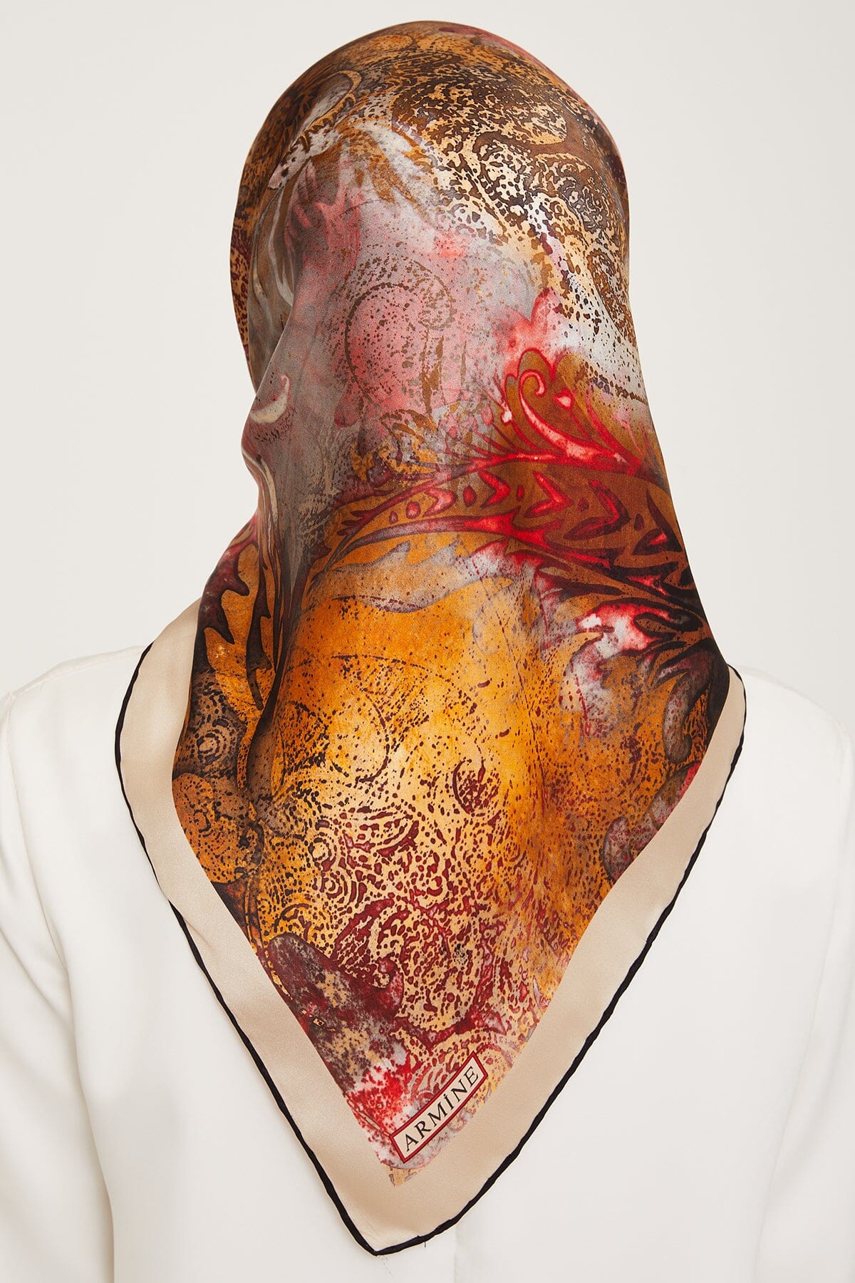 Armine Regis Turkish Silk Scarf #7 Silk Hijabs,Armine Armine 