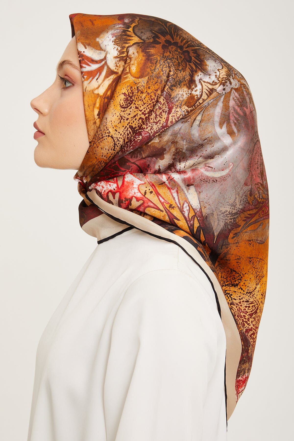 Armine Regis Turkish Silk Scarf #7 Silk Hijabs,Armine Armine 