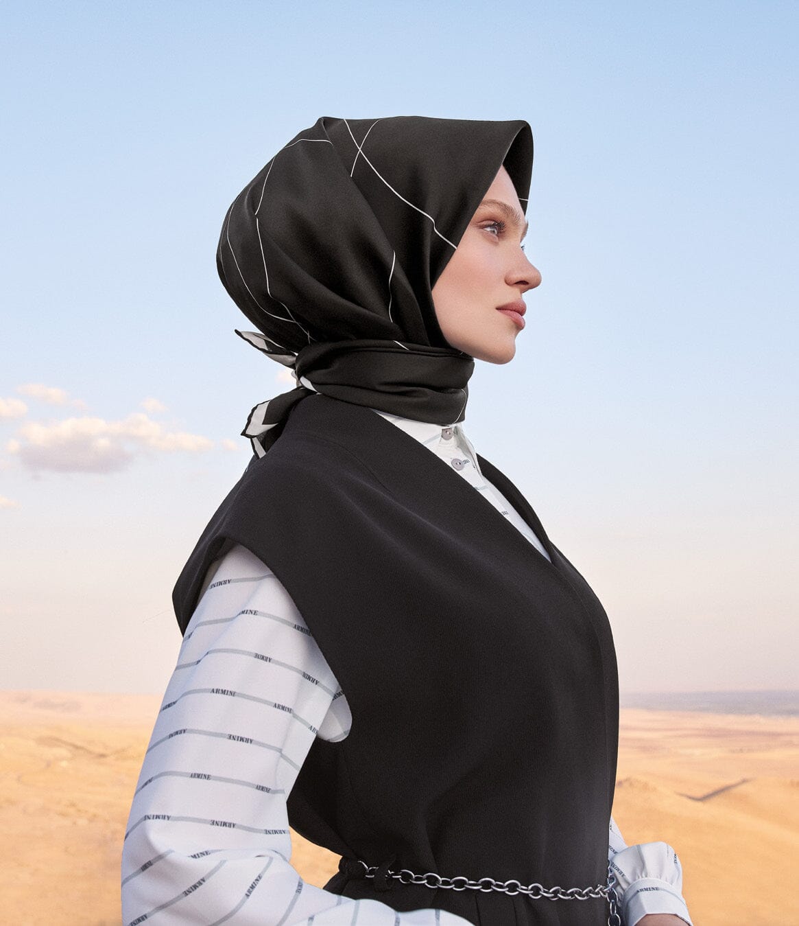 Armine Renee Classy Silk Scarf #1 Silk Hijabs,Armine Armine 