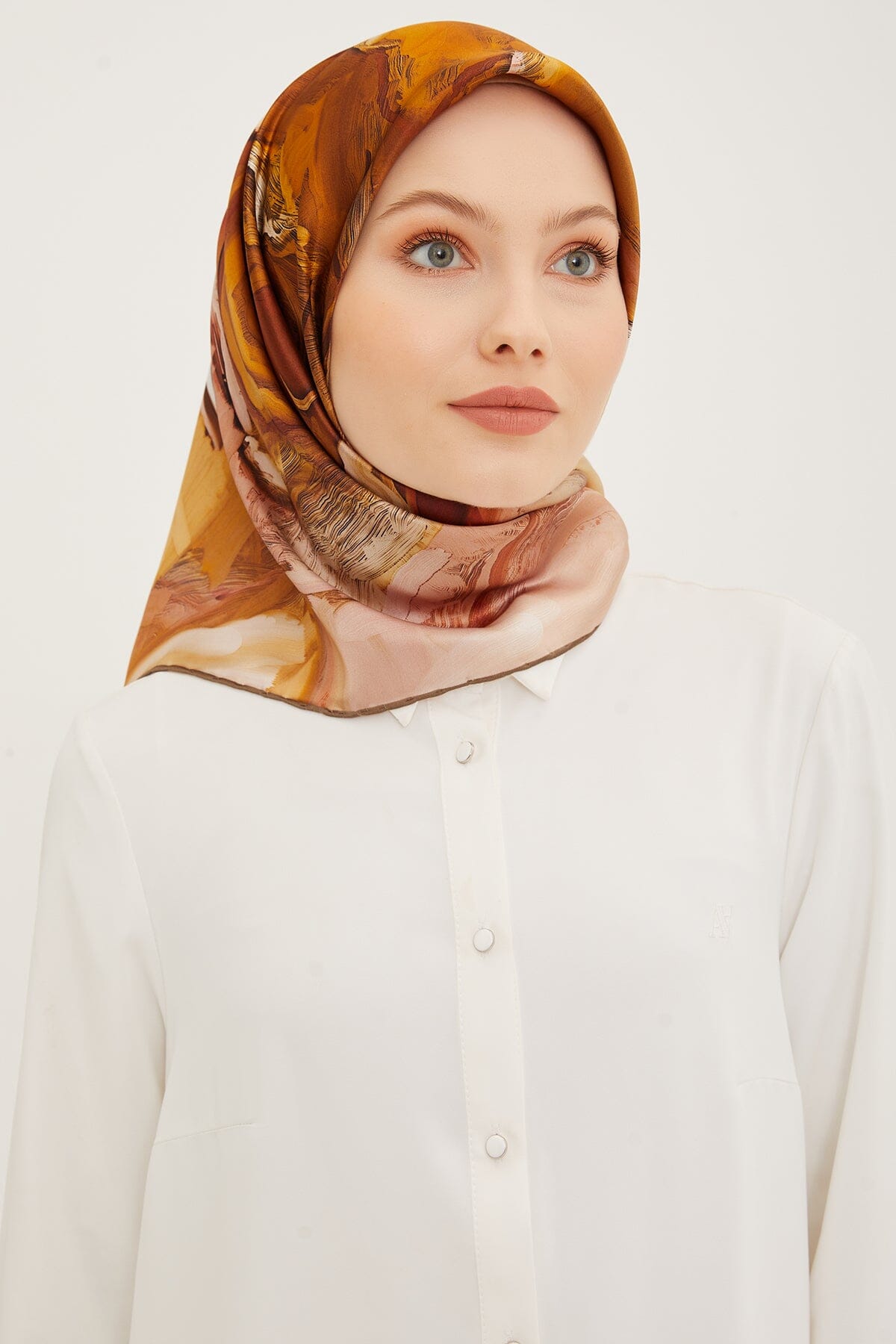 Armine Rose Silk Twill Scarf #31 Silk Hijabs,Armine Armine 