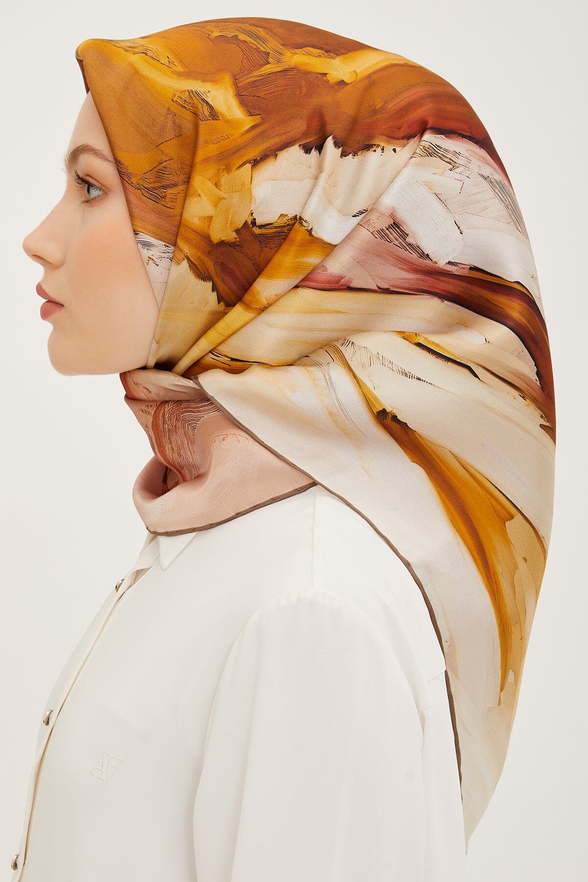 Armine Rose Silk Twill Scarf #31 Silk Hijabs,Armine Armine 